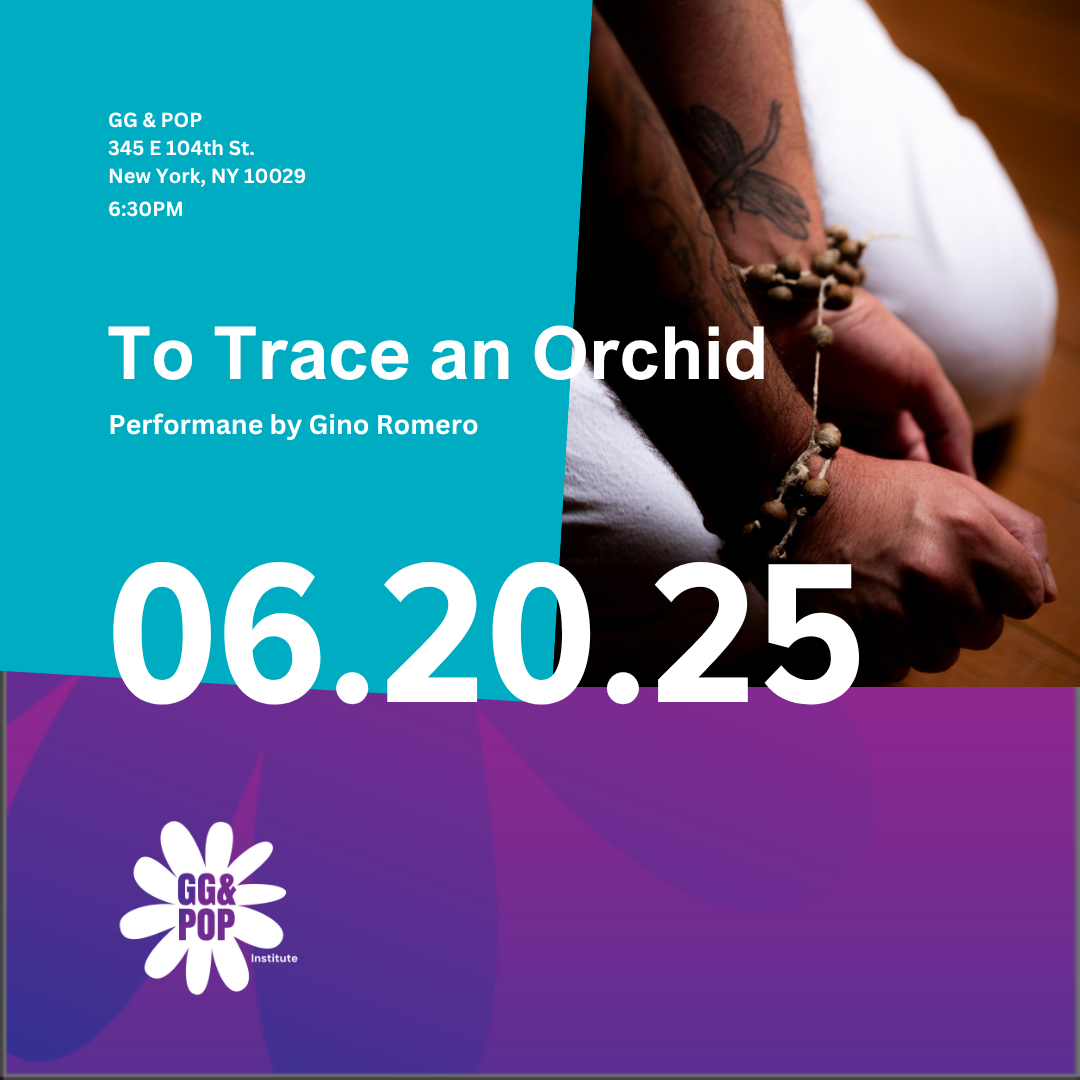 Campaign cover image for To Trace An Orchid - Performance by Gino Romero