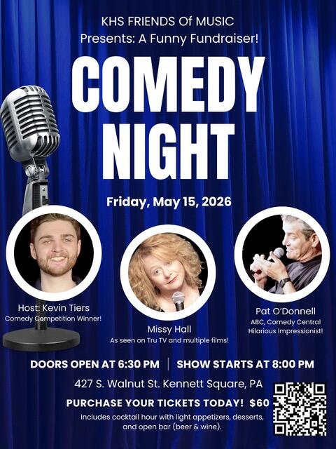 Campaign cover image for KHS Friends of Music Presents: A Funny Fundraiser!