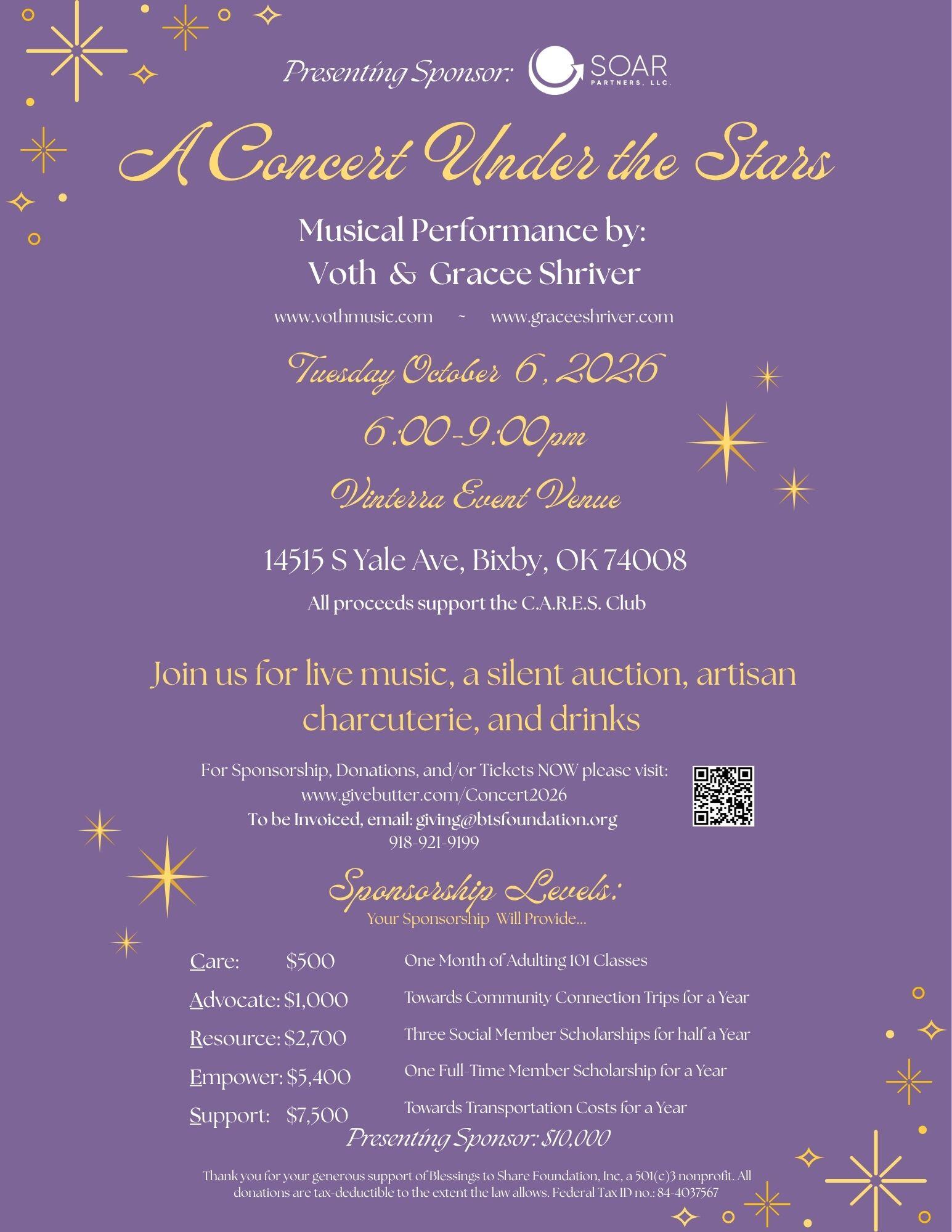 Campaign cover image for 2026 A Concert Under the Stars