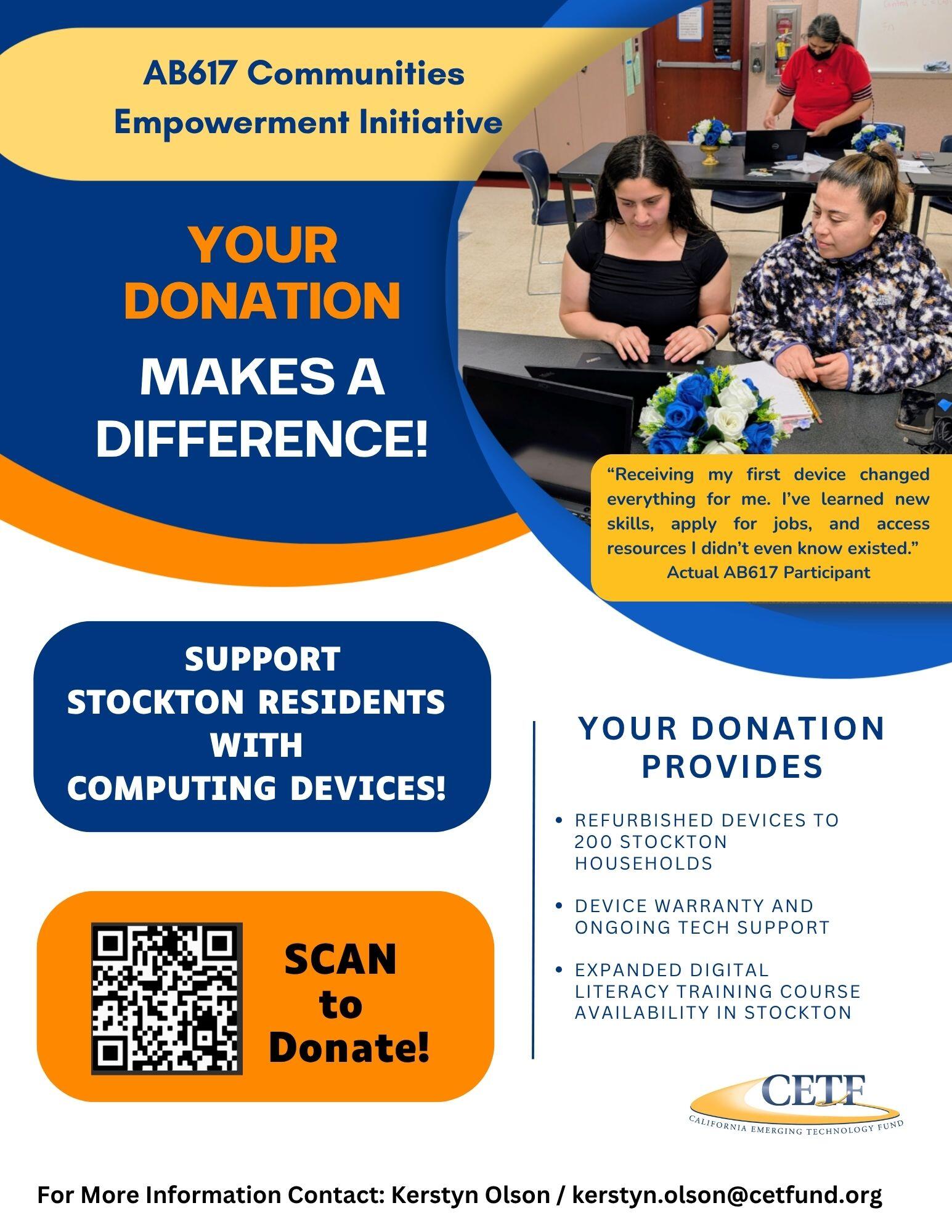 Campaign cover image for AB617 Community Computers