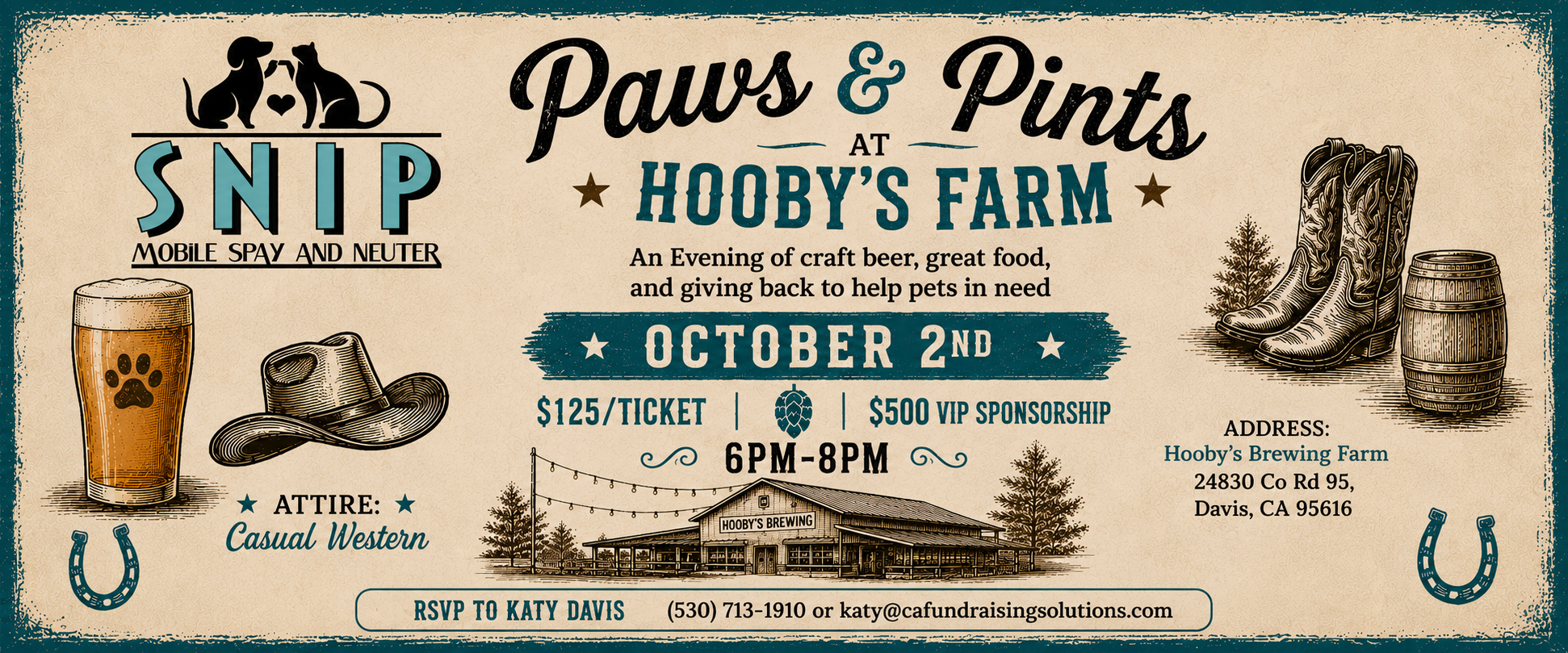 Campaign cover image for Paws & Pints at Hooby's Farm