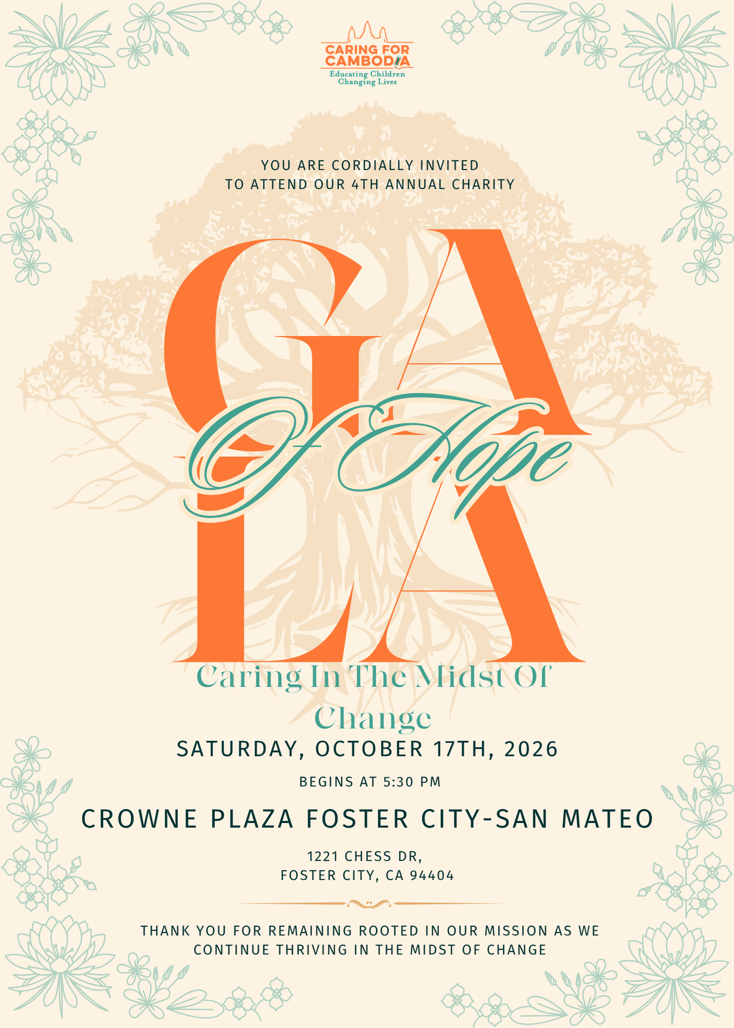 Campaign cover image for 2026 Gala of Hope: Caring In The Midst Of Change
