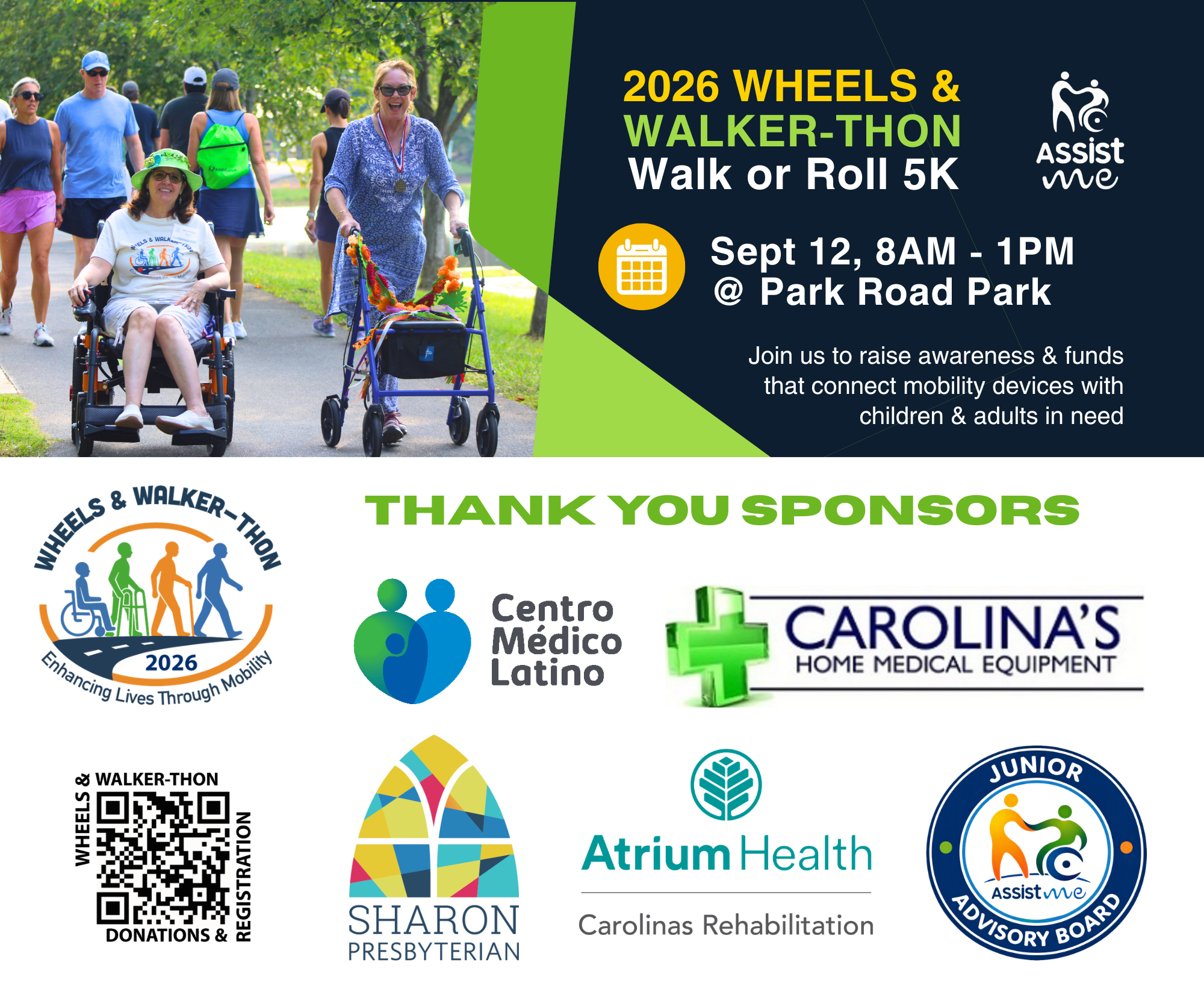 Campaign cover image for 2026 Wheels & Walker-Thon