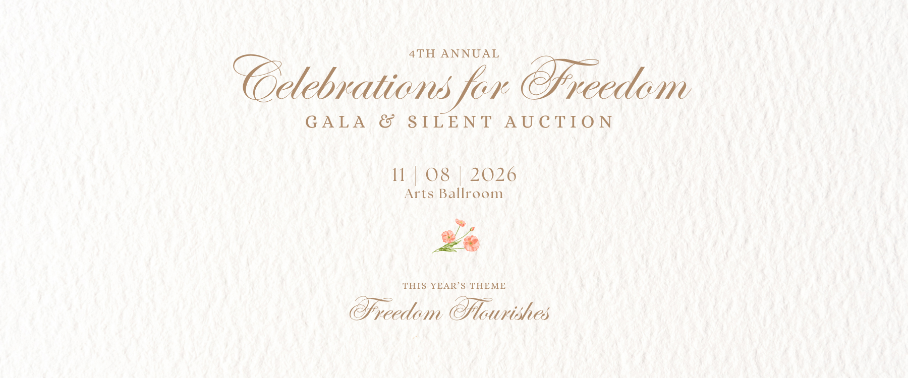 Campaign cover image for Celebrations for Freedom Gala 2026