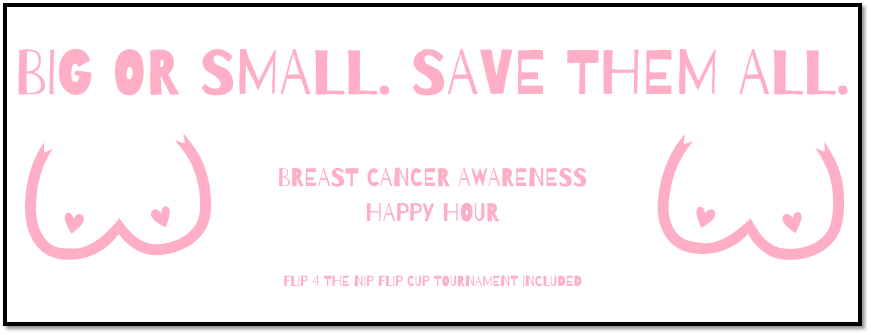 Campaign cover image for Breast Cancer Awareness Happy Hour