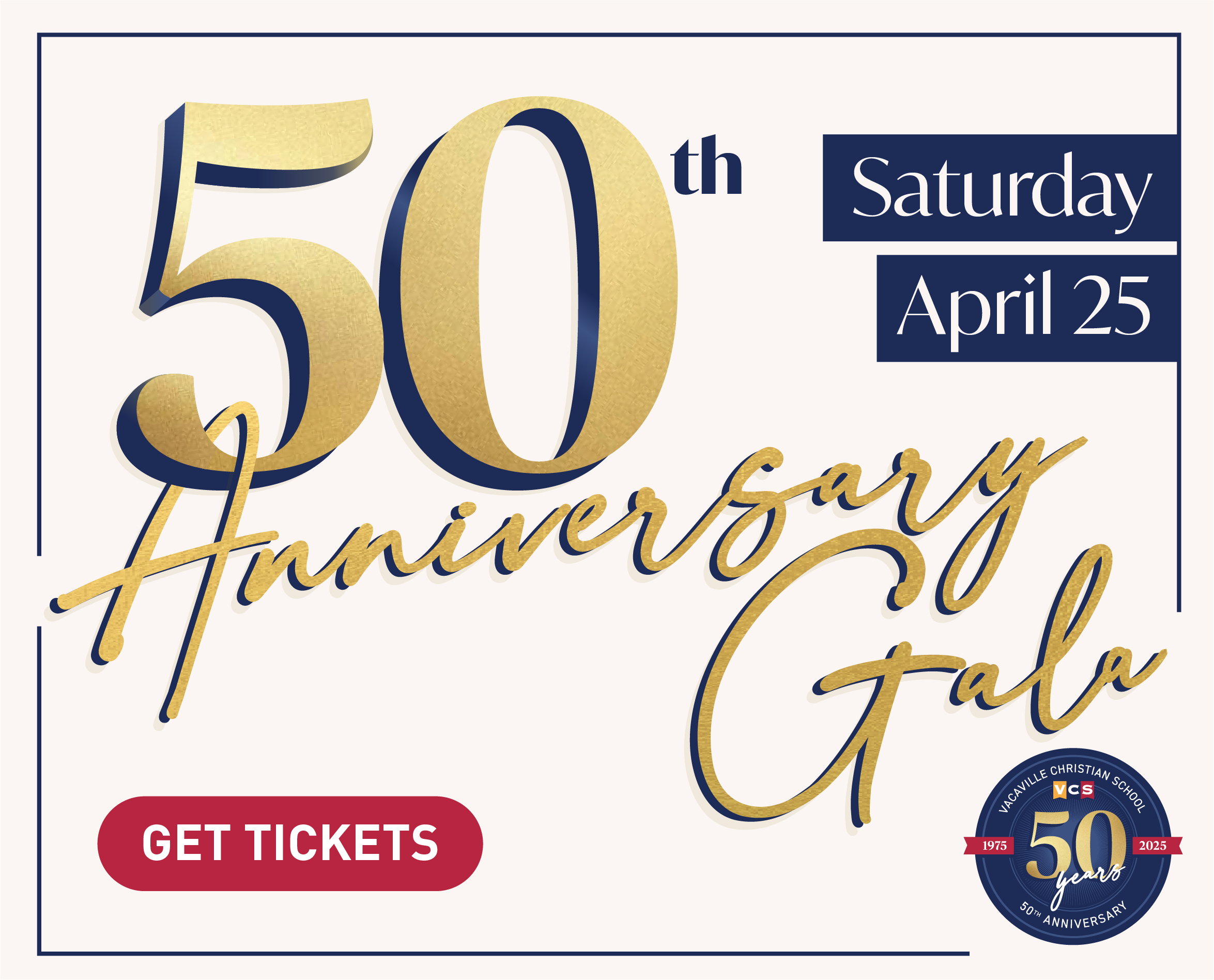 Campaign cover image for 50th Anniversary Gala