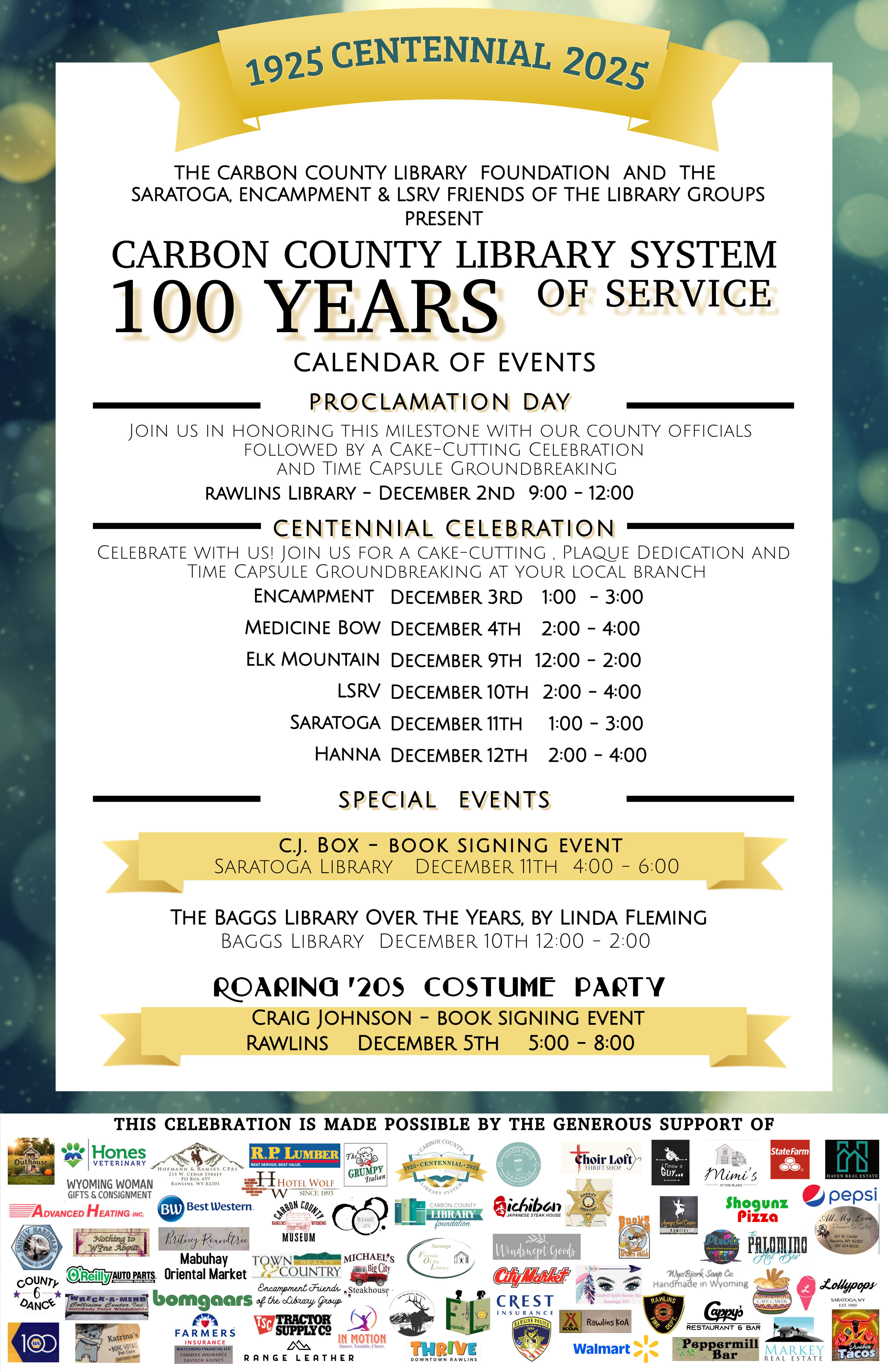 Campaign cover image for Celebrate 100 Years of the Library System!