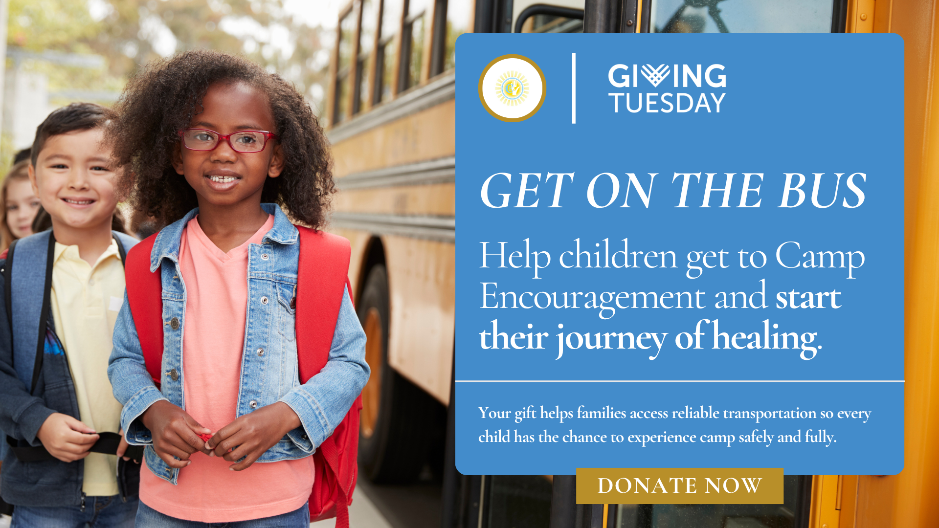 Campaign cover image for Get on the Bus - Camp Encouragement 2026