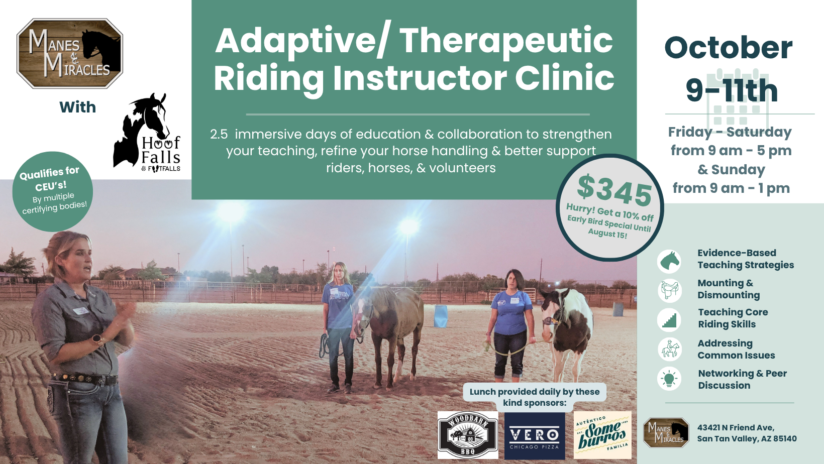 Campaign cover image for Adaptive/Therapeutic Riding Instructor Clinic