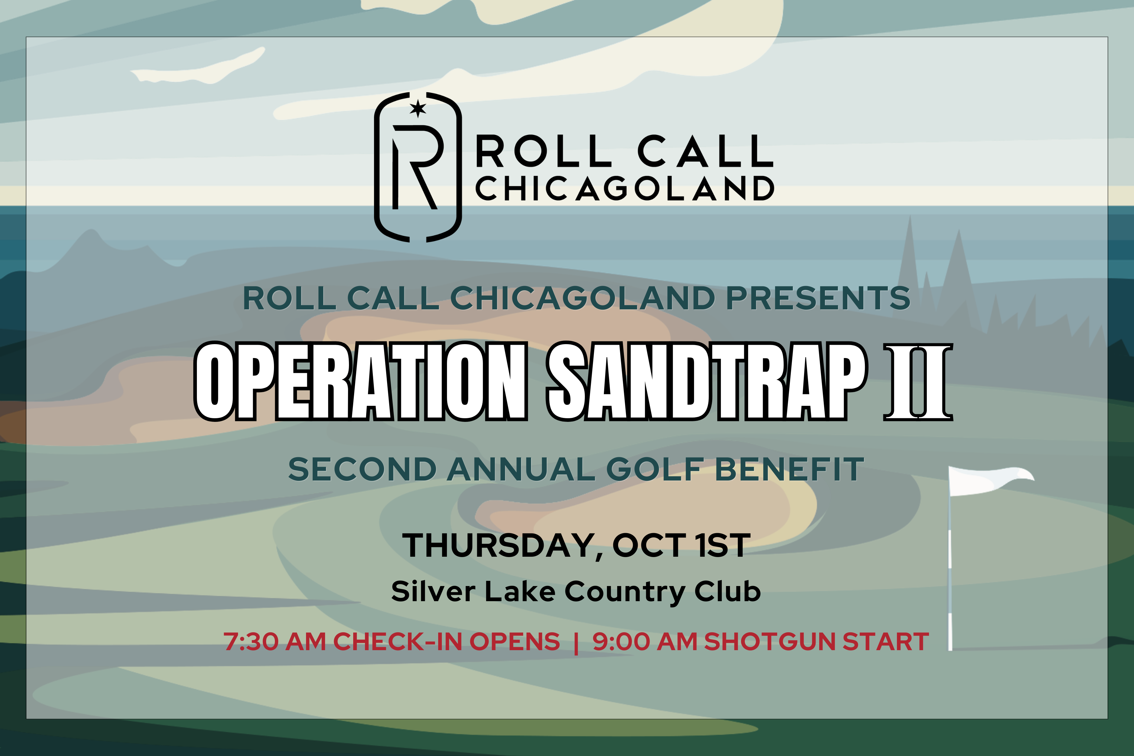 Campaign cover image for Operation SANDTRAP II: Roll Call Chicagoland's Second Annual Golf Benefit