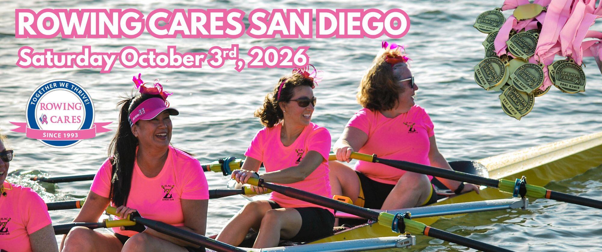 Campaign cover image for Rowing Cares San Diego 2026