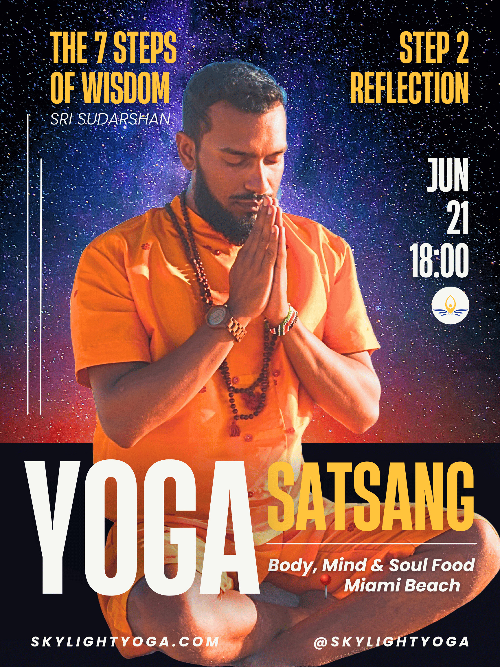 Campaign cover image for YOGA SATSANG: The 7 Steps Of Wisdom