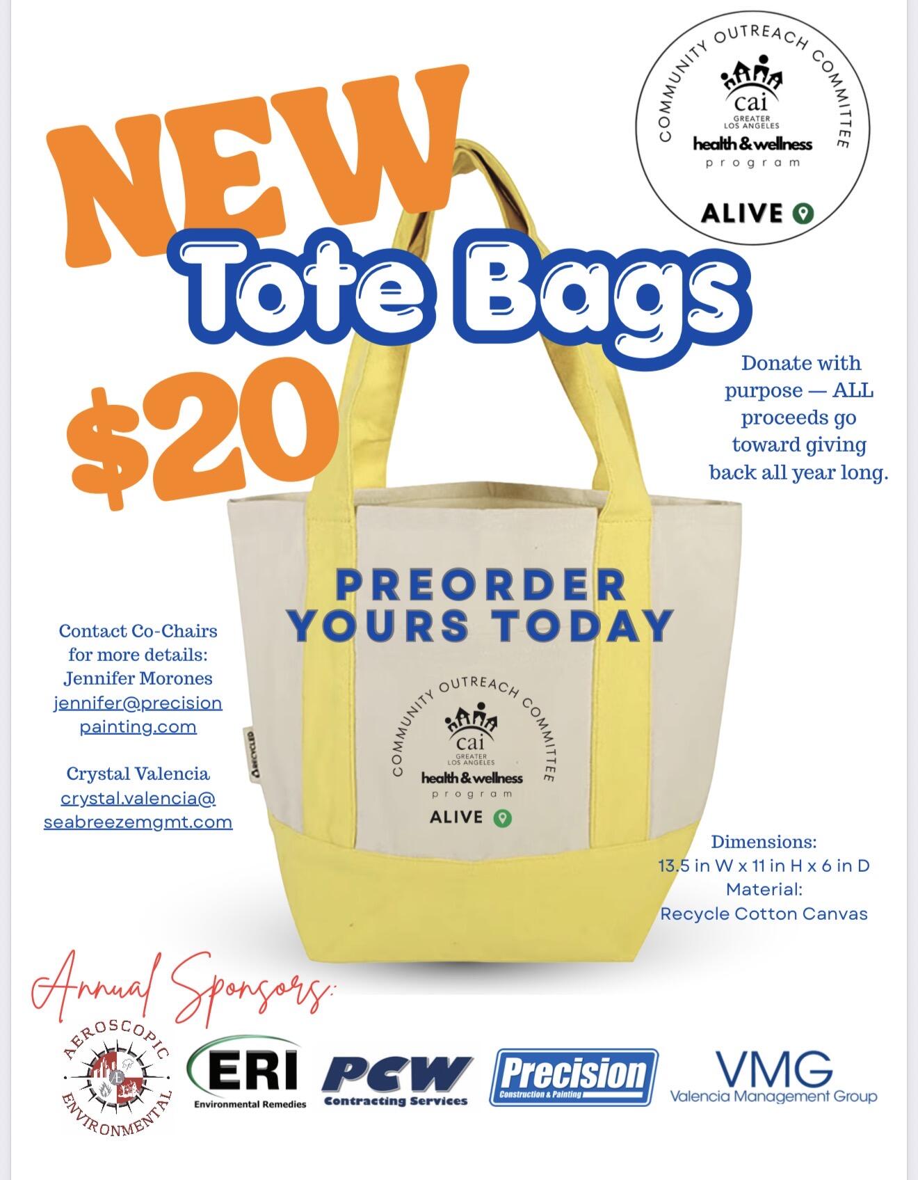 Campaign cover image for Tote Bags Fundraiser