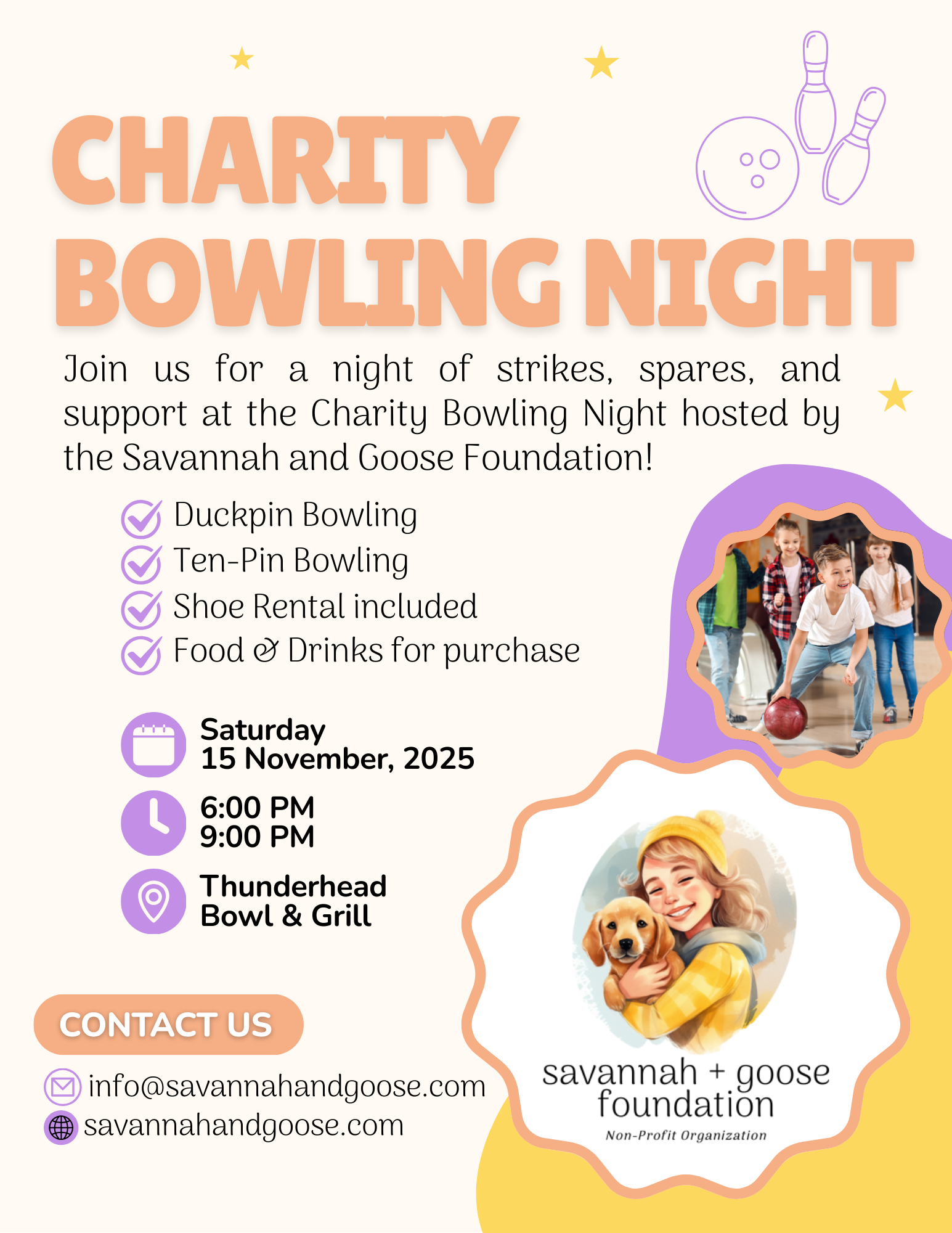 Campaign cover image for SGF Bowling Night 2025