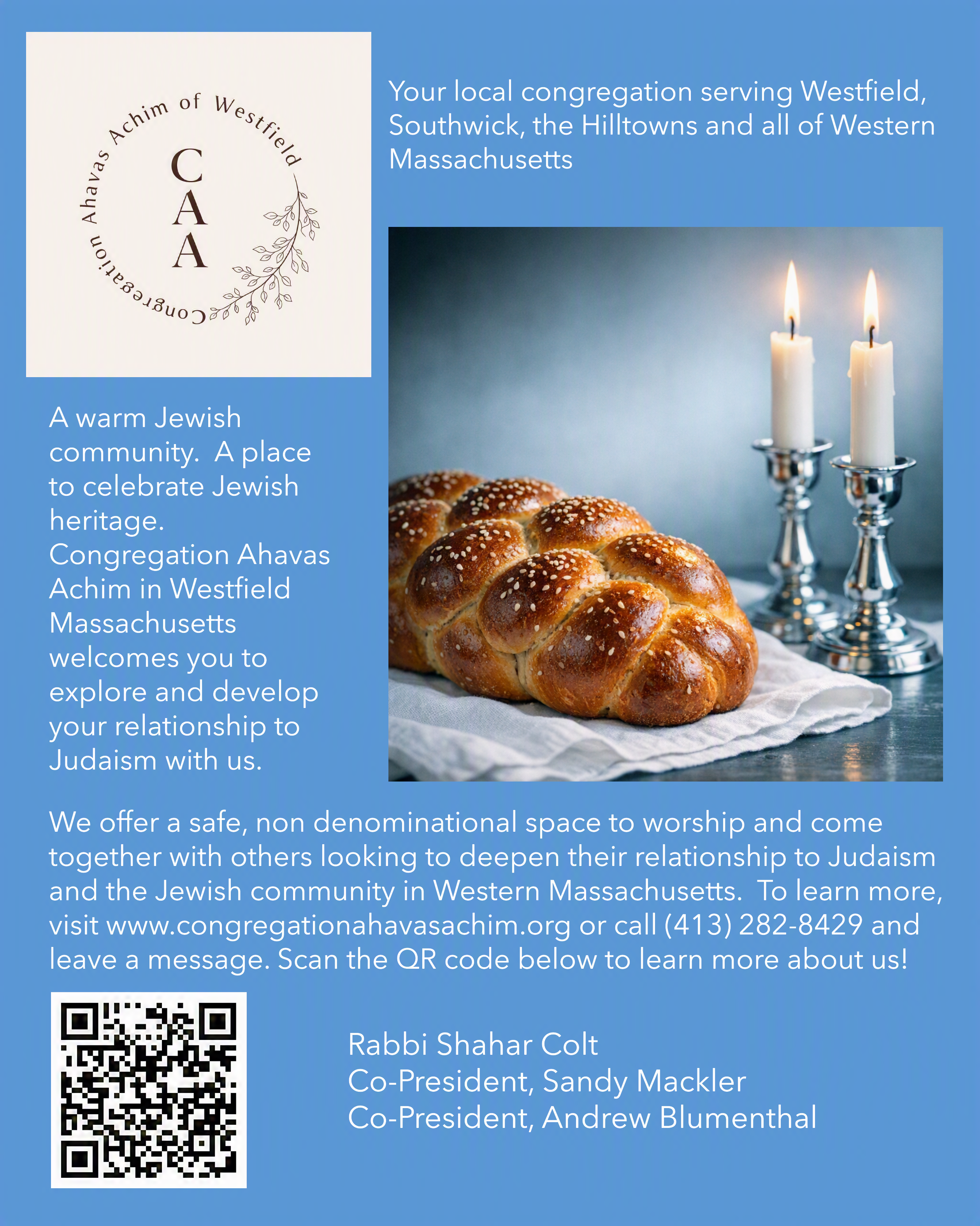 Campaign cover for Congregation Ahavas Achim Westfield, Massachusetts 2026-2027 Campaign