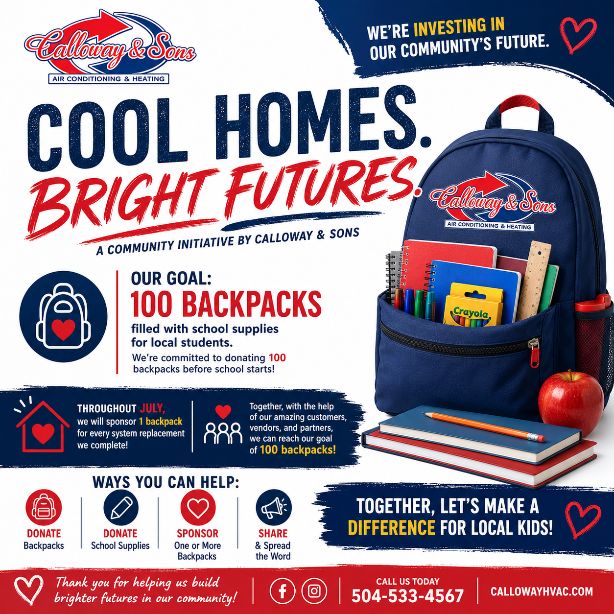 Campaign cover image for #CoolHomesBrightFutures