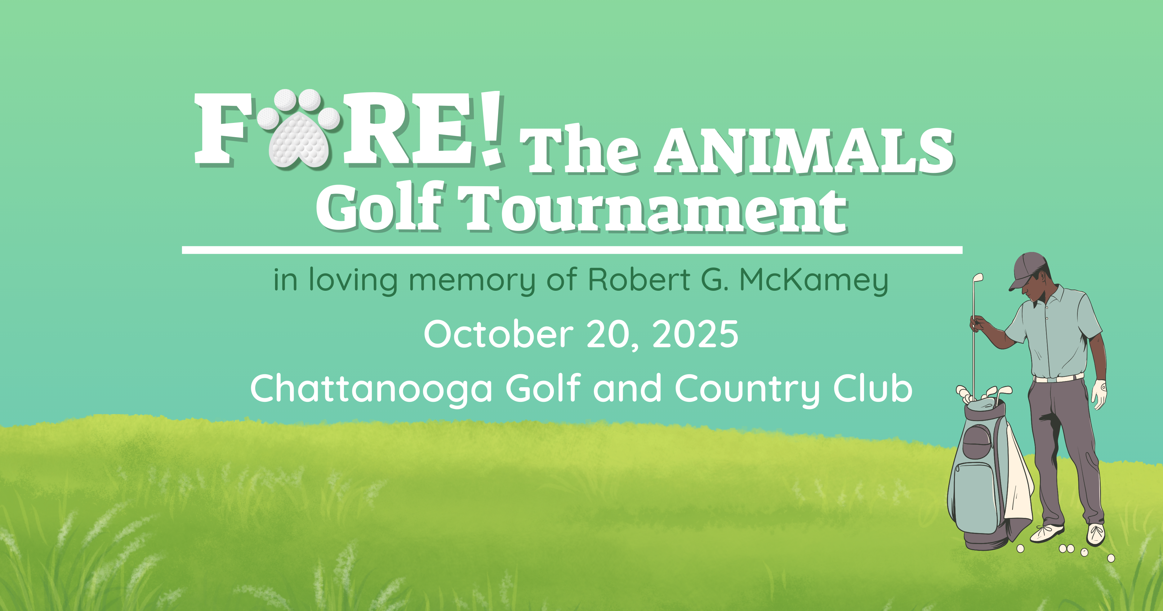 Campaign cover image for 2025 Fore! The Animals Golf Tournament