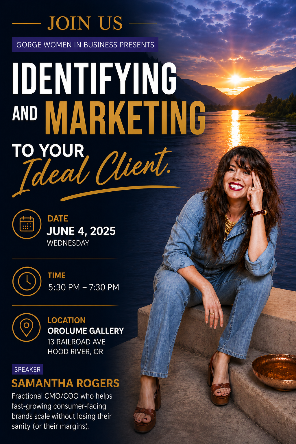 Campaign cover image for Gorge Women in Business Event: Identifying & Marketing to your Ideal Client