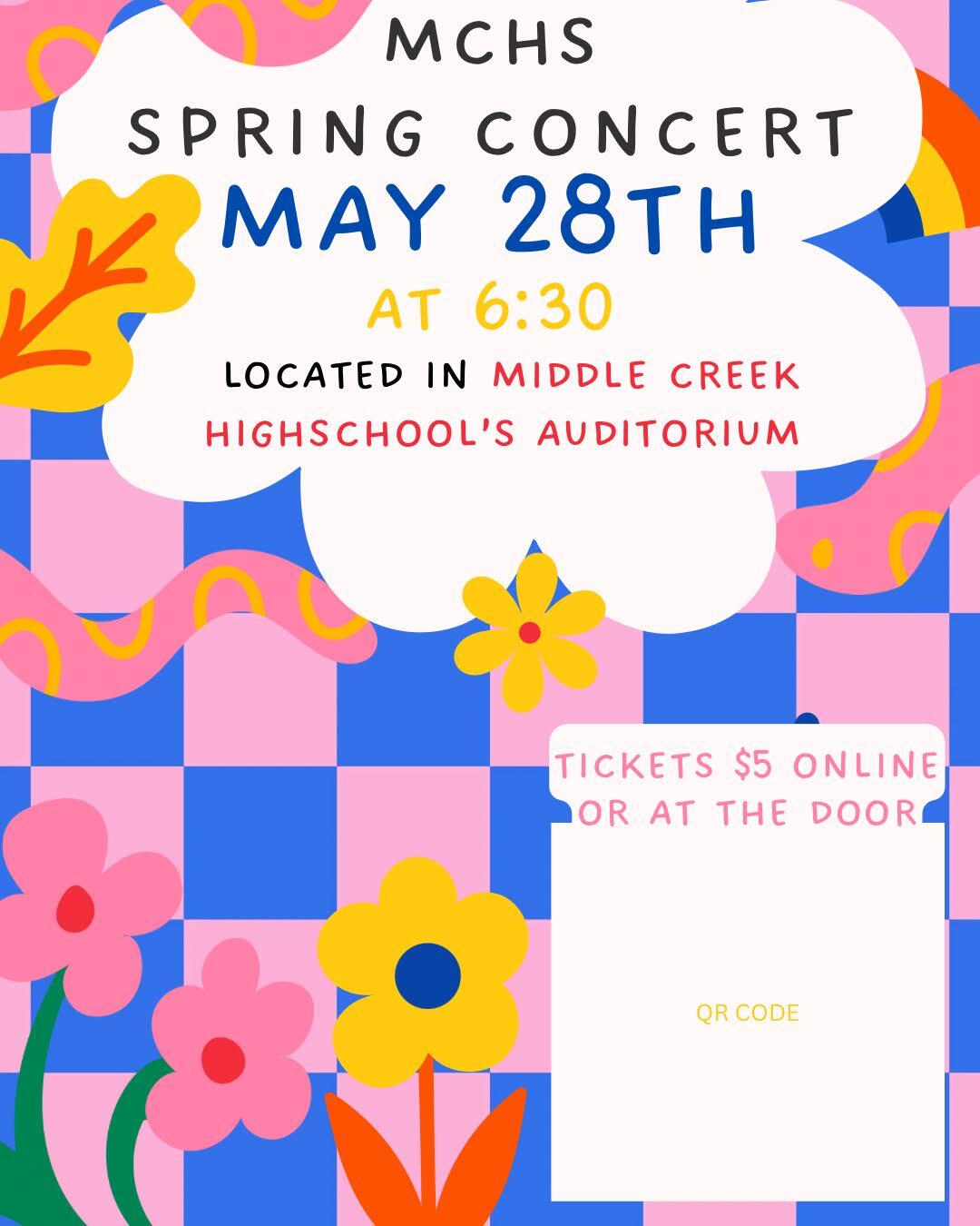 Campaign cover image for Middle Creek Choir Spring Concert