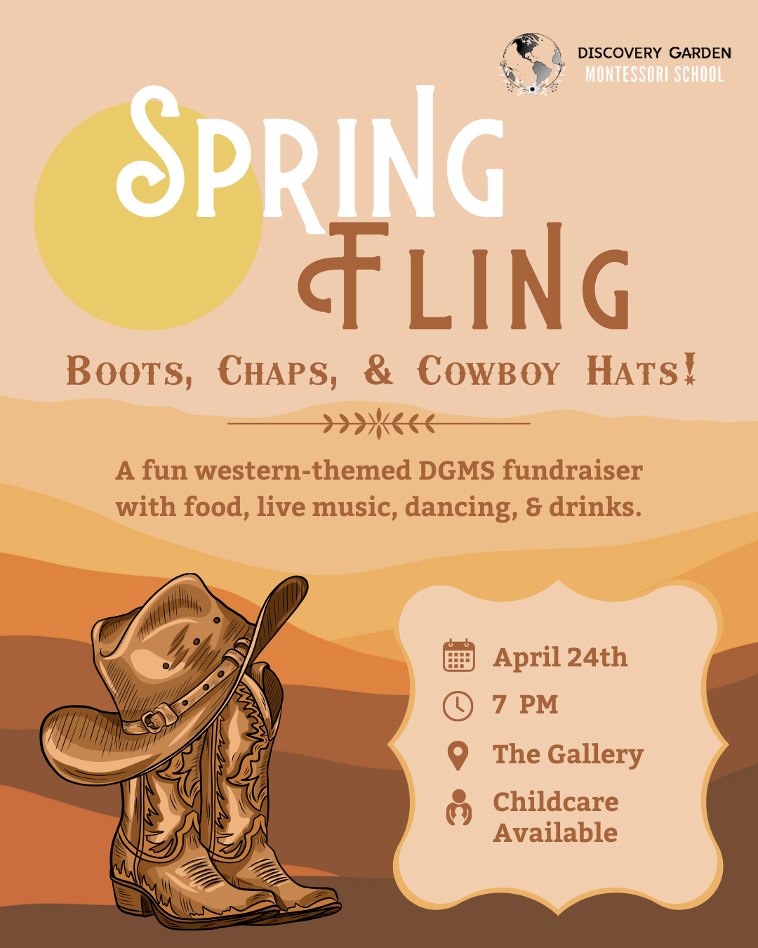 Campaign cover image for DGMS Spring Fling 2026- Boots, Chaps, and Cowboy Hats