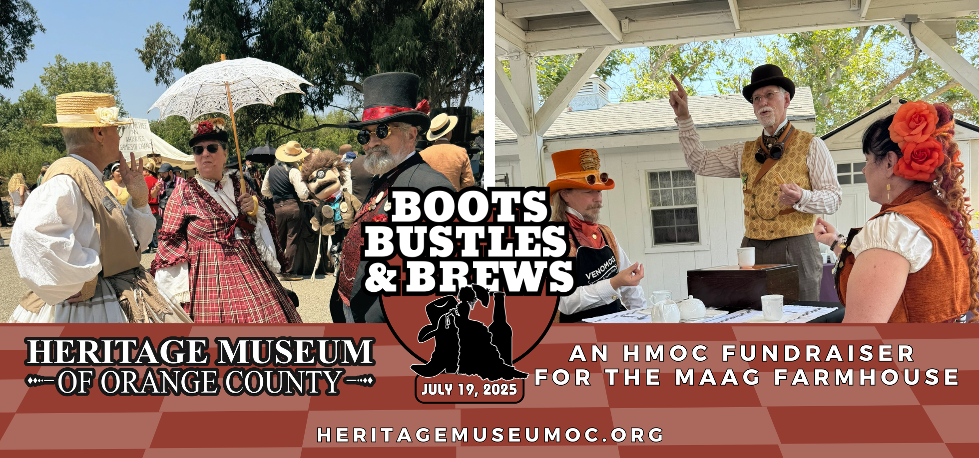 Campaign cover image for Boots, Bustles & Brews
