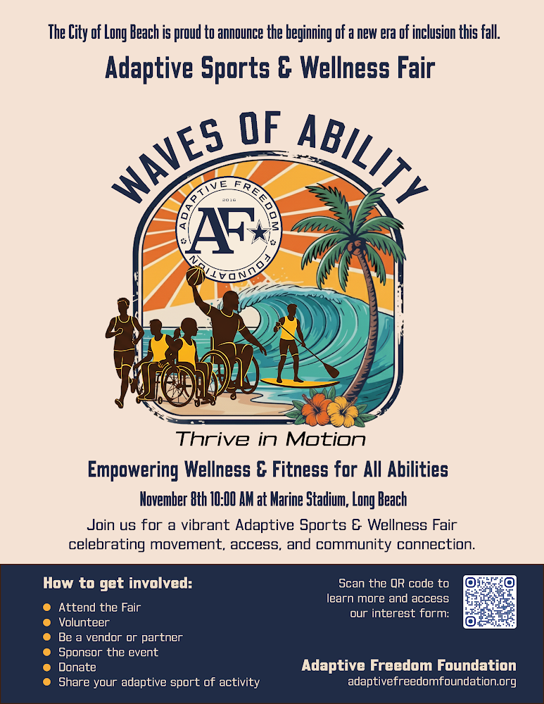 Campaign cover image for Vendor Sign Up ~Waves of Ability:Thrive in Motion Adaptive Sports and Wellness Fair