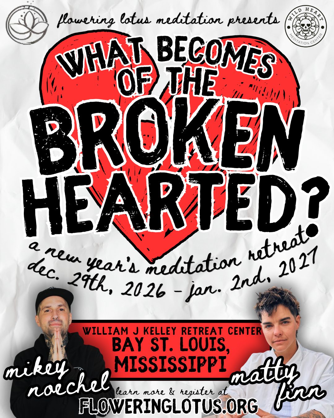 Campaign cover image for What Becomes of the Broken Hearted: A New Year’s Eve Meditation Retreat