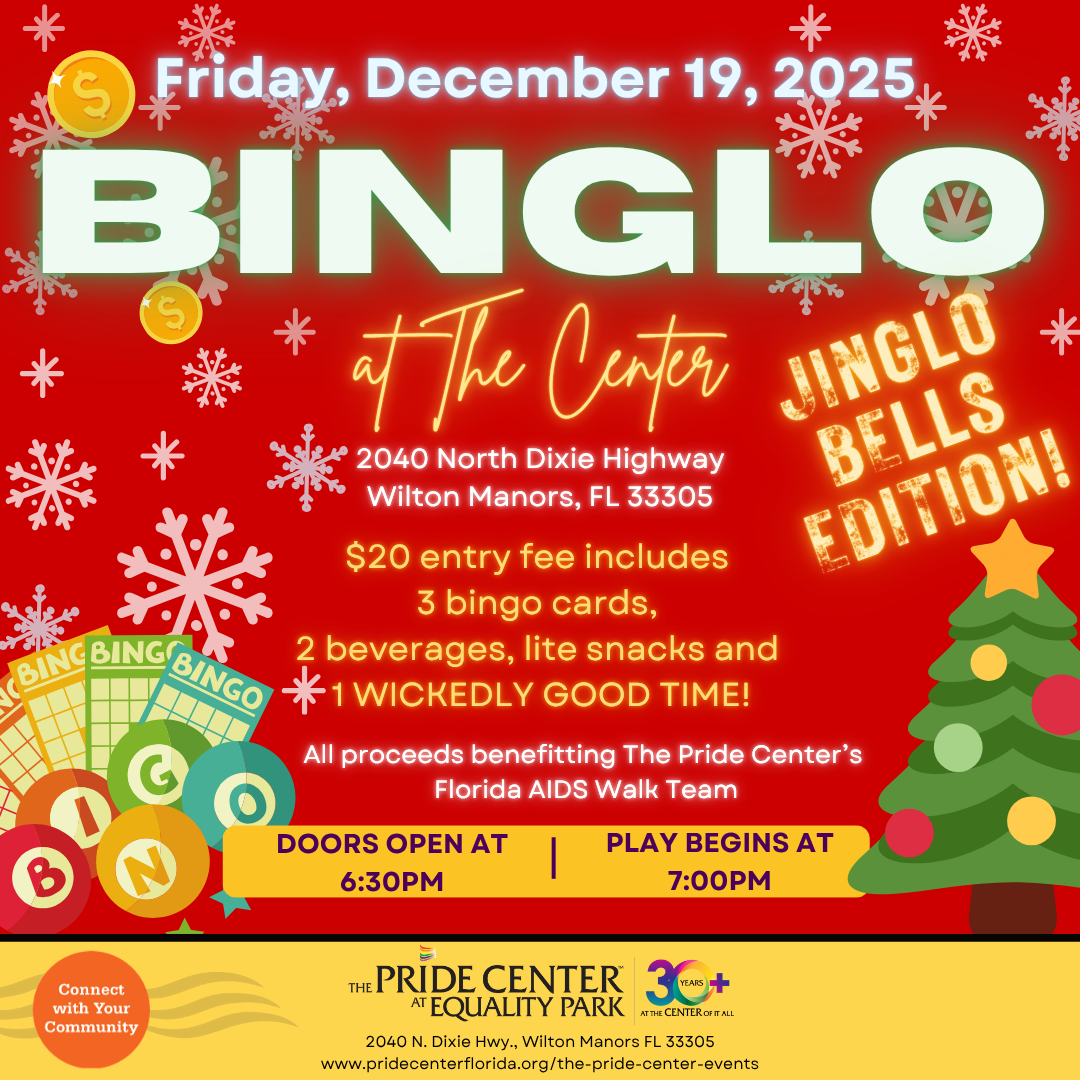 Campaign cover image for BINGLO at The Center 12/19/2025 - JinGLO Bells Edition!