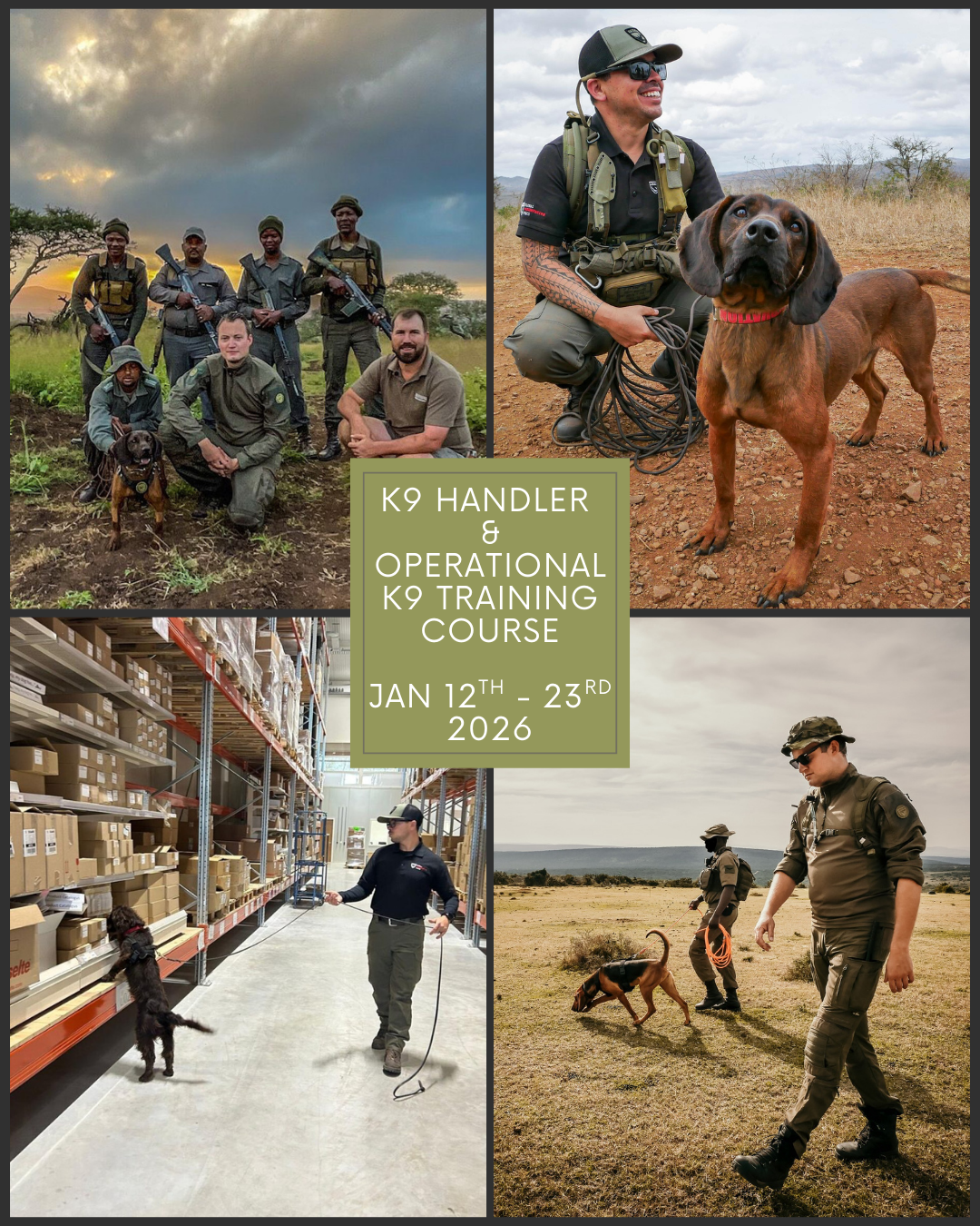 K9 Train K9 handler and conservation K9 training netherlands | Global ...