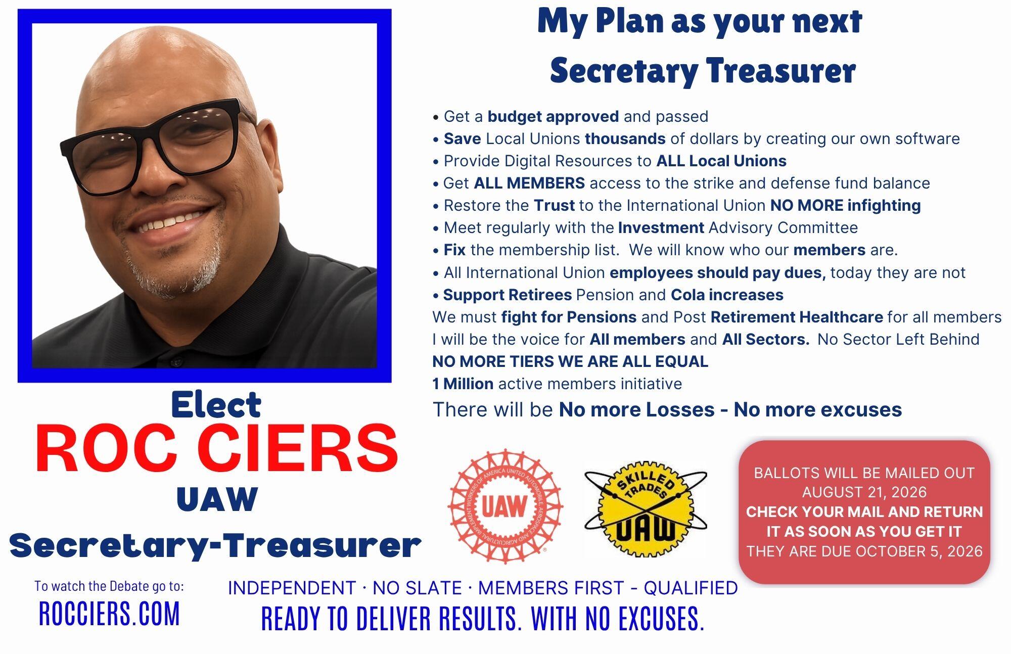 Campaign cover for Elect Roc Ciers