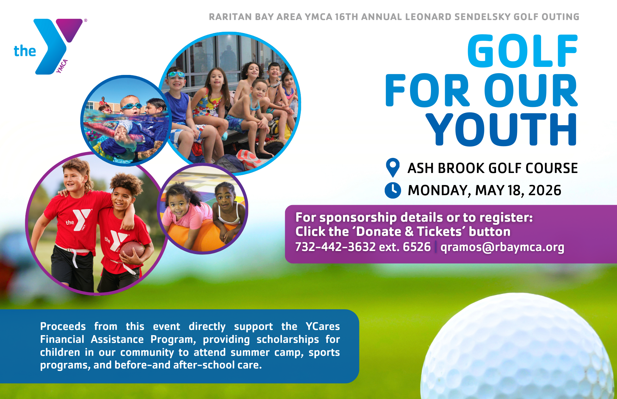 Campaign cover image for 2026 Golf For Our Youth