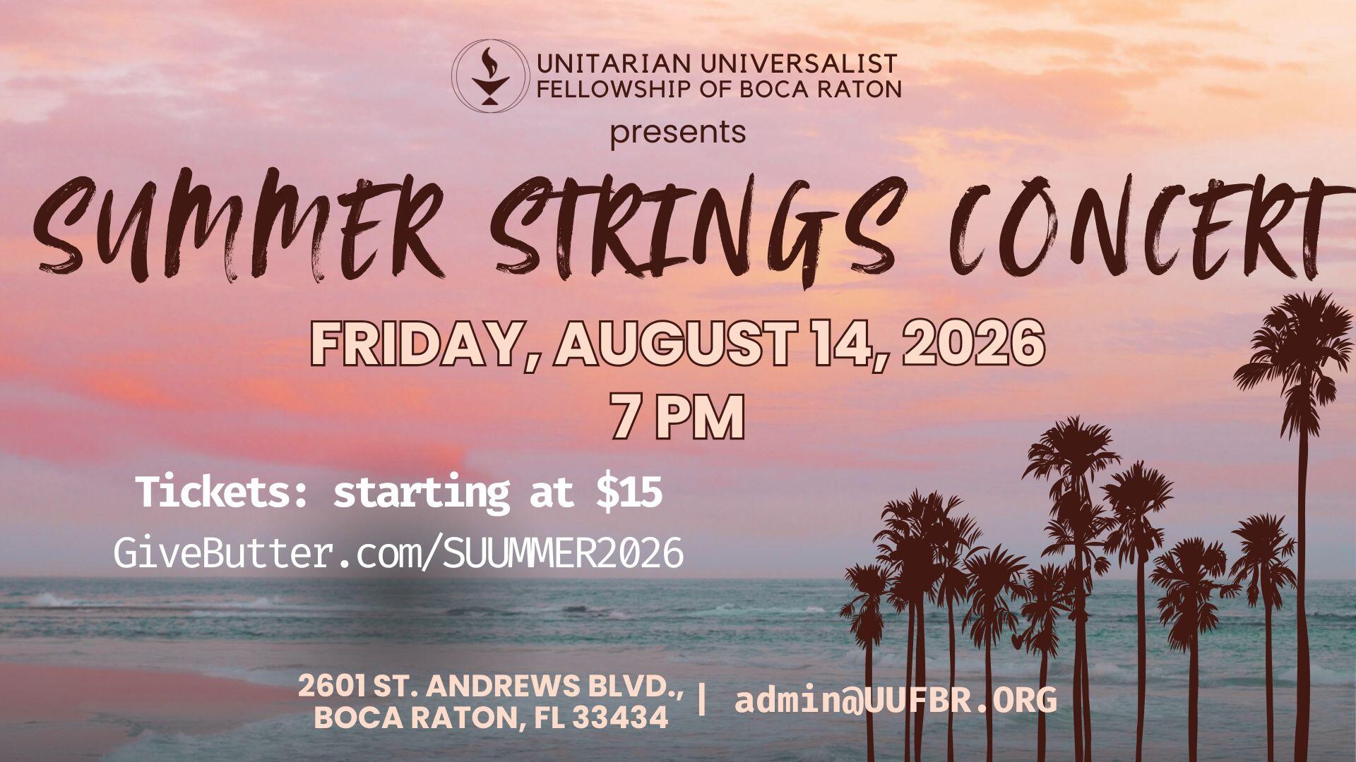 Campaign cover image for Summer Strings Festival 2026