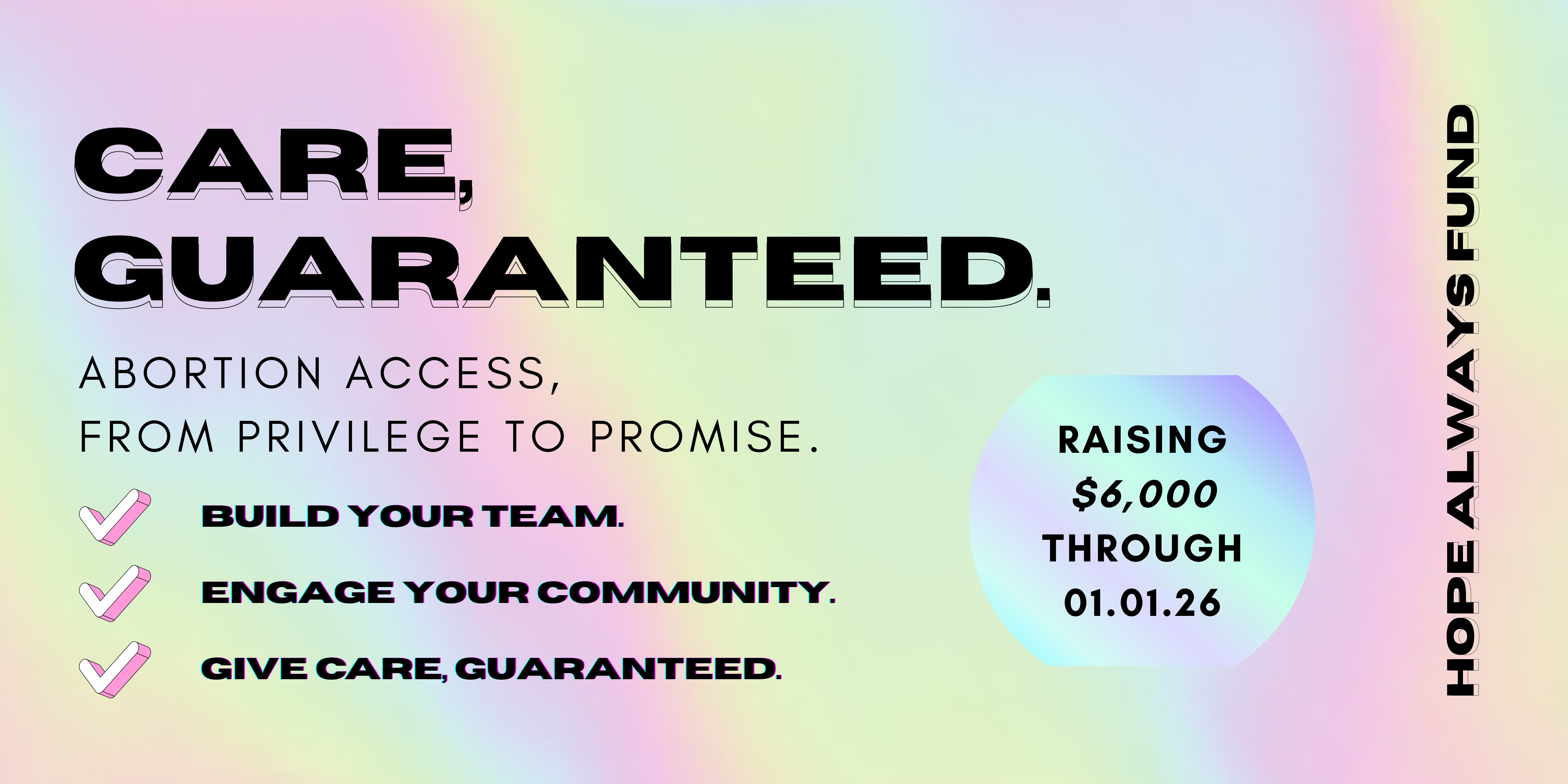 Campaign cover image for Care, Guaranteed