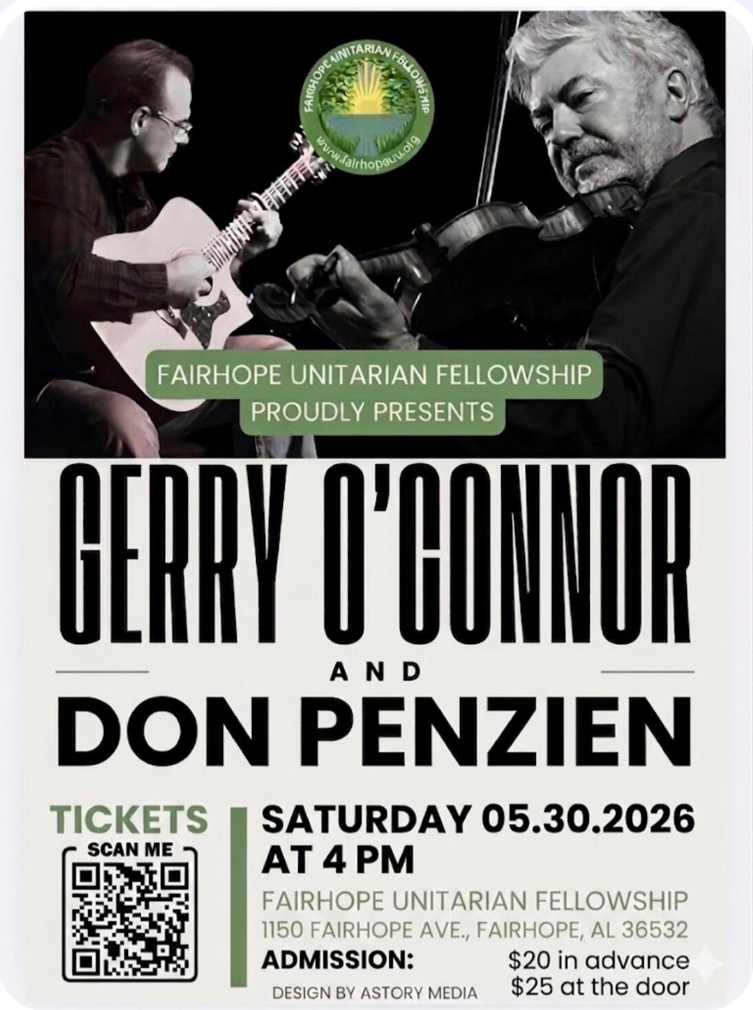 Campaign cover image for Gerry O'Connor w/Don Penzien Irish Concert