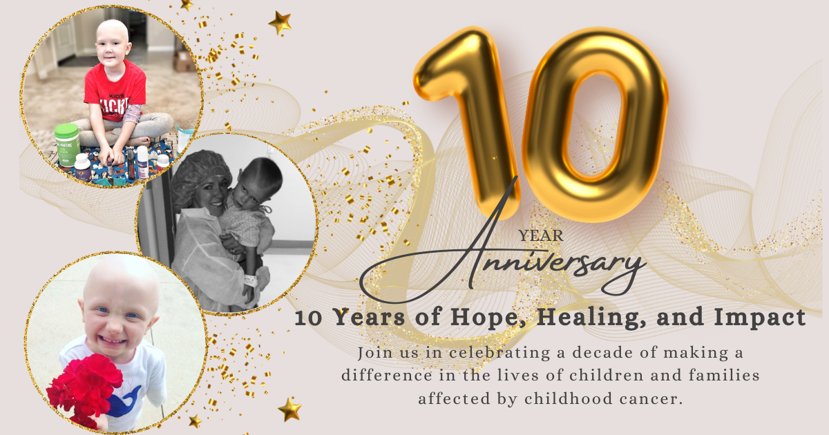 Campaign cover image for It's our 10th Birthday! Celebrating a Decade of Healing with  KICKcancER