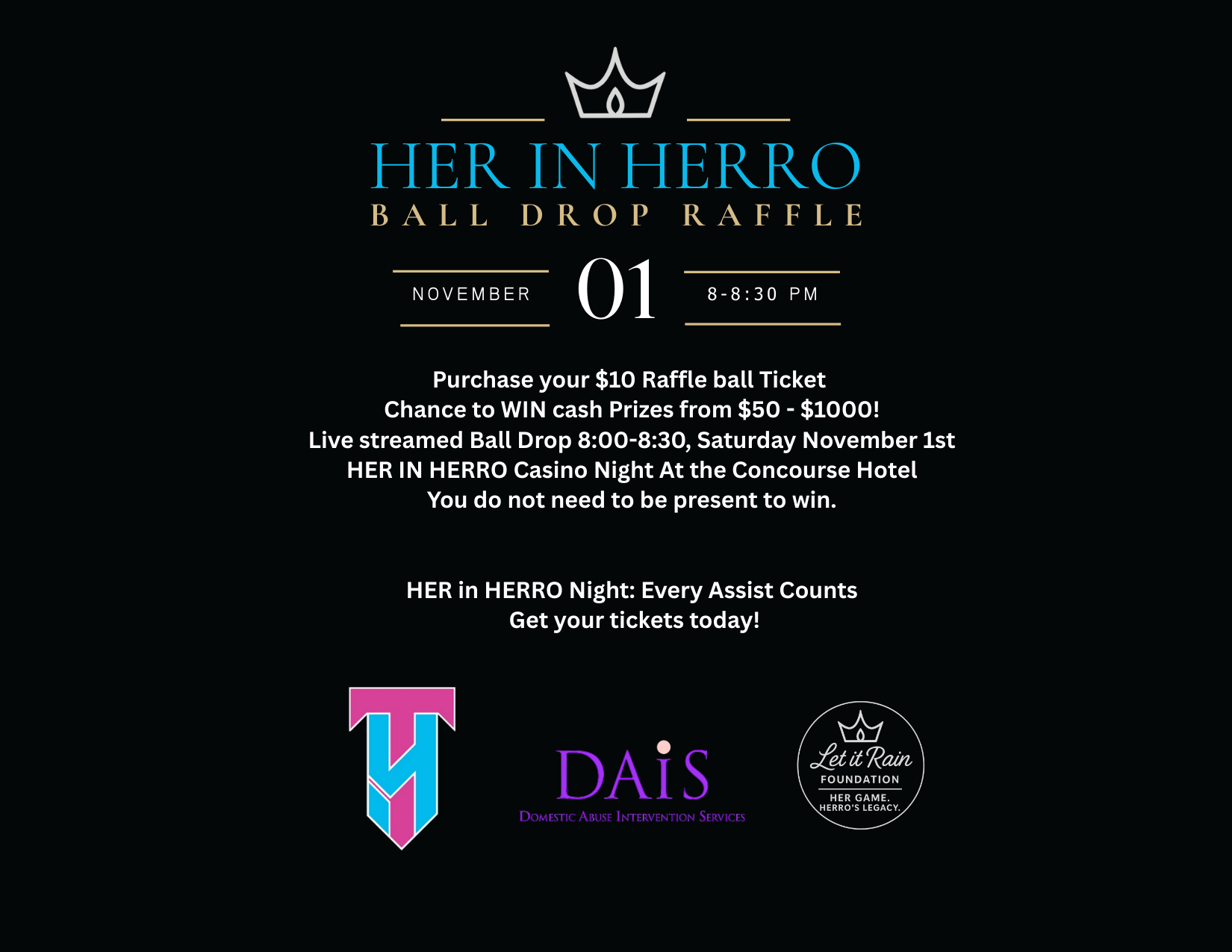 Campaign cover image for HER in HERRO Ball Drop Raffle!