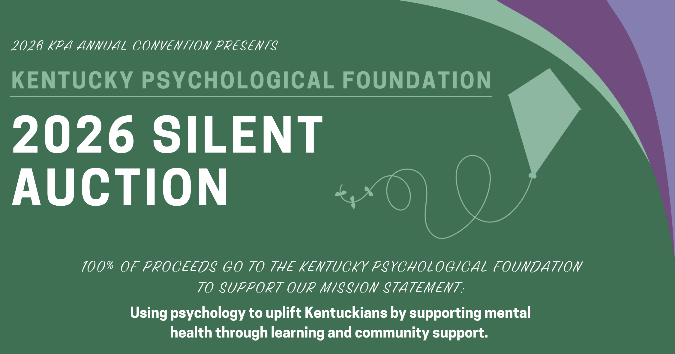 Campaign cover image for 2026 Kentucky Psychological Foundation Silent Auction