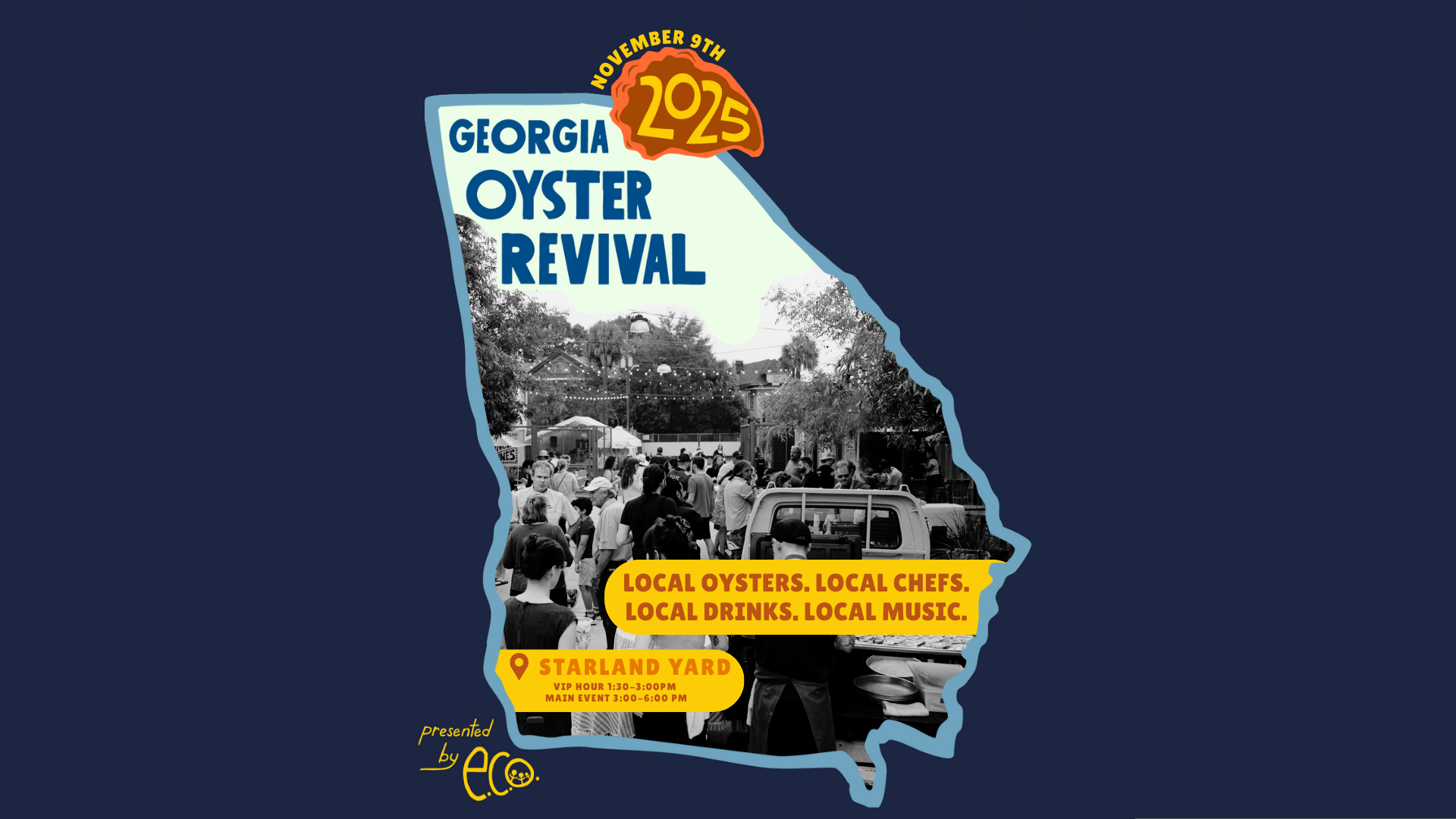 Campaign cover image for ECO's 2nd Annual Georgia Oyster Revival