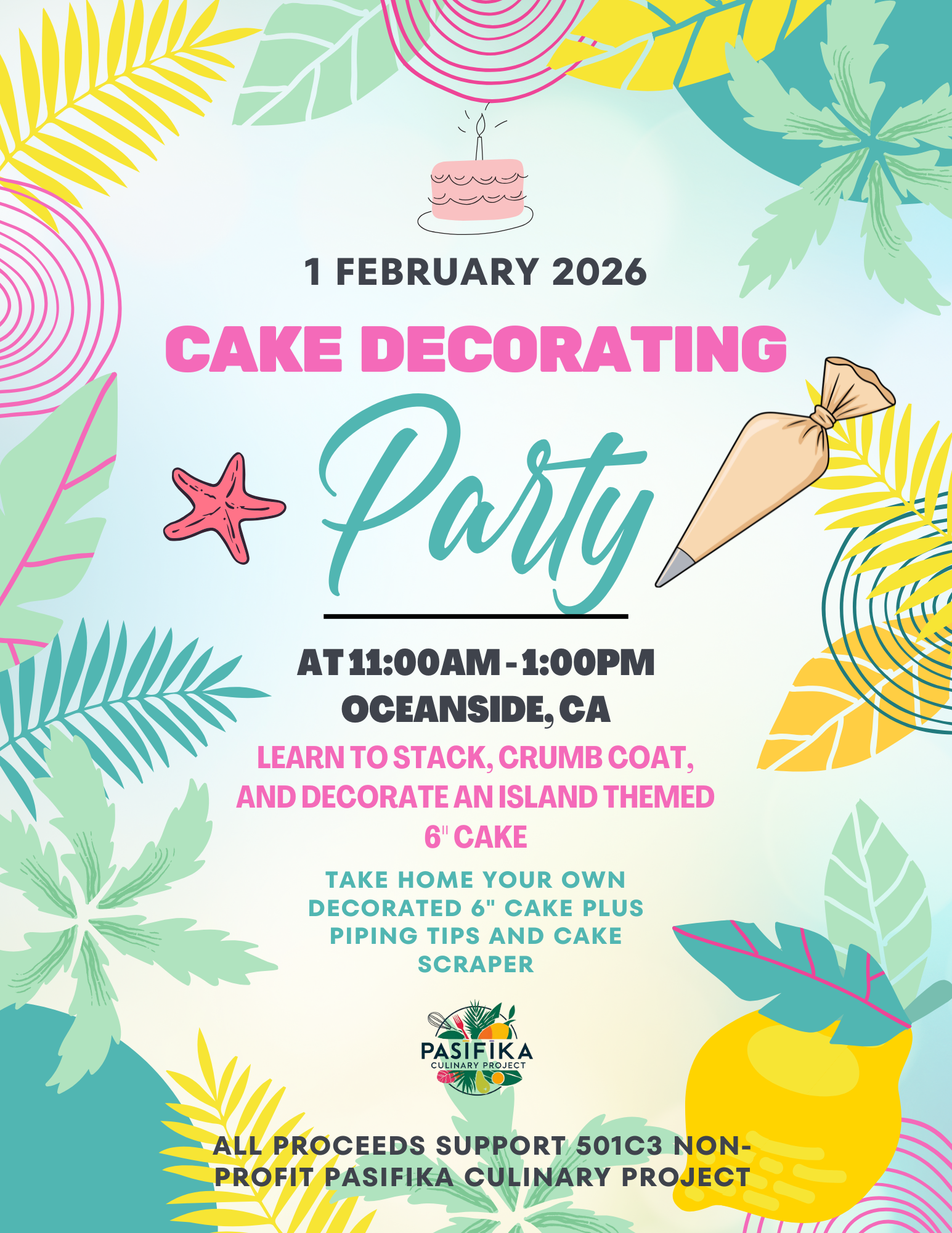 Campaign cover image for Cake Decorating Class