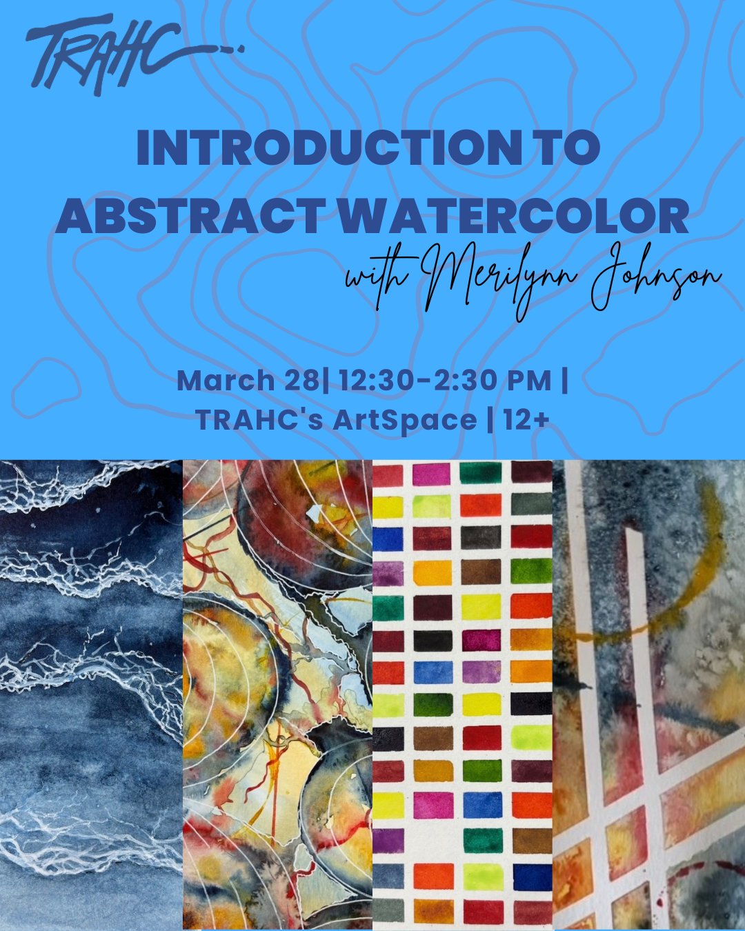 Campaign cover image for Introduction to Abstract Watercolor 3/28