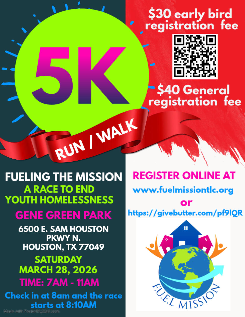 Campaign cover image for FUEL Mission Spring 5K Run/Walk