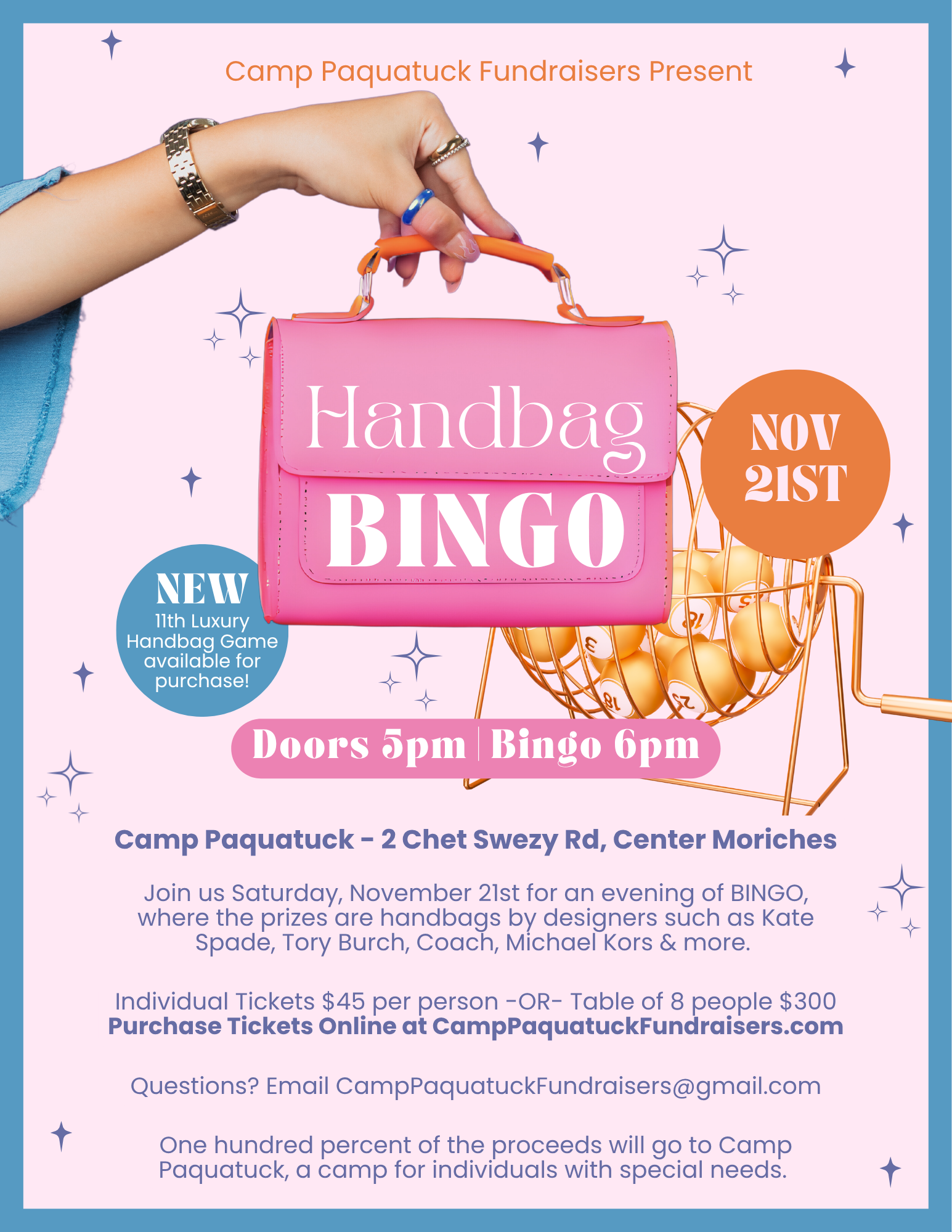 Campaign cover image for Handbag Bingo 2026