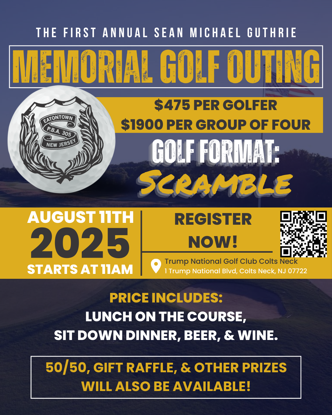 Campaign cover image for Sean Michael Guthrie Memorial Golf Outing