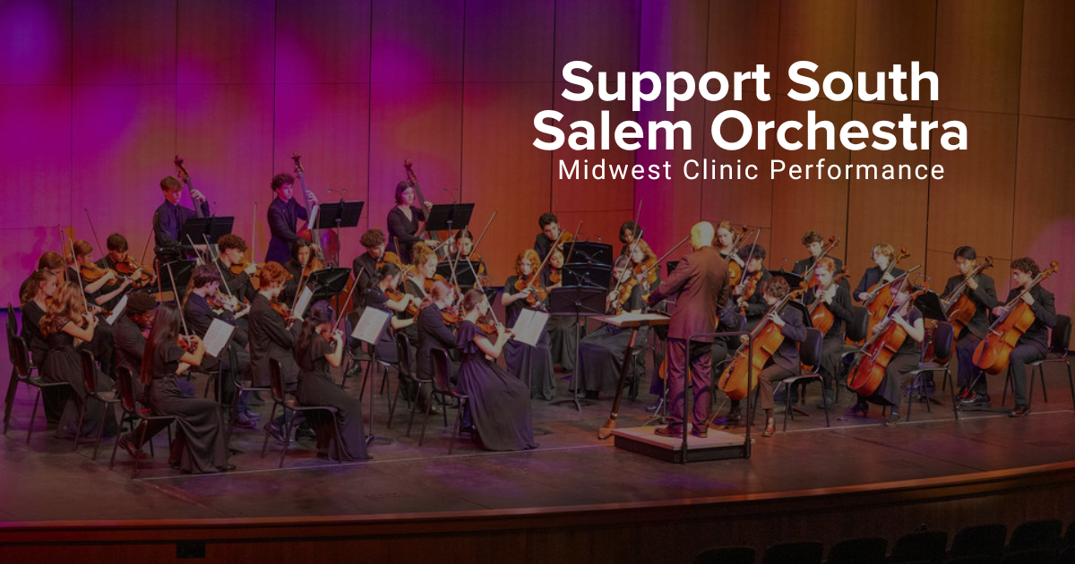Campaign cover image for South Salem High School Orchestra — Midwest Clinic Trip Fundraiser
