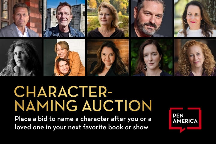 Campaign cover image for PEN America Character Naming Auction