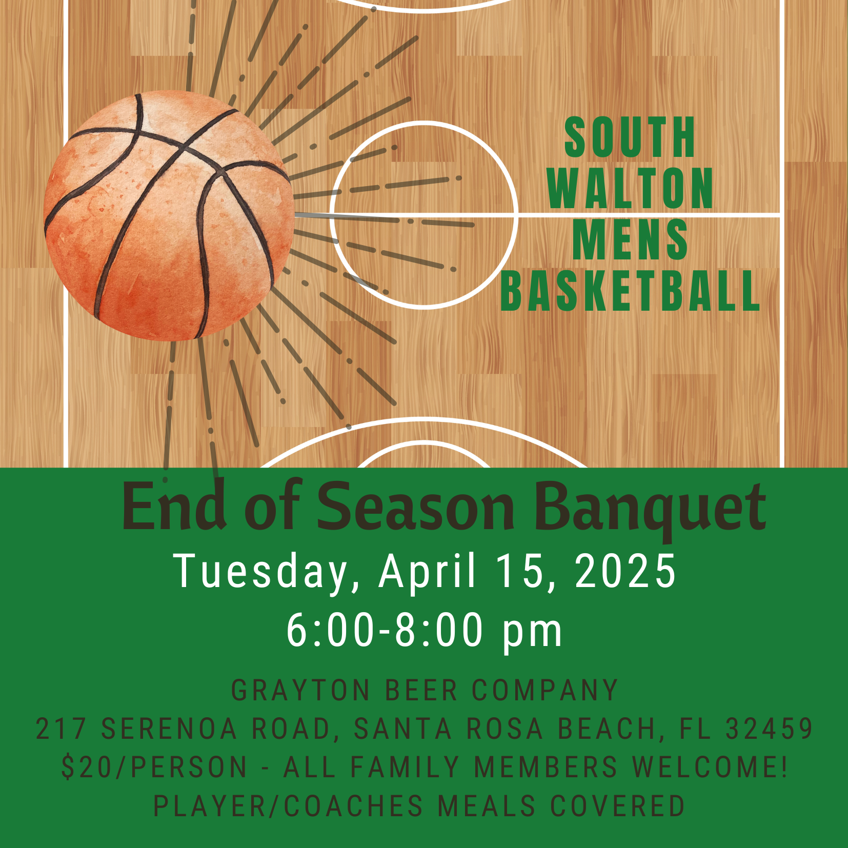 Campaign cover image for 2025 End Of Season Banquet