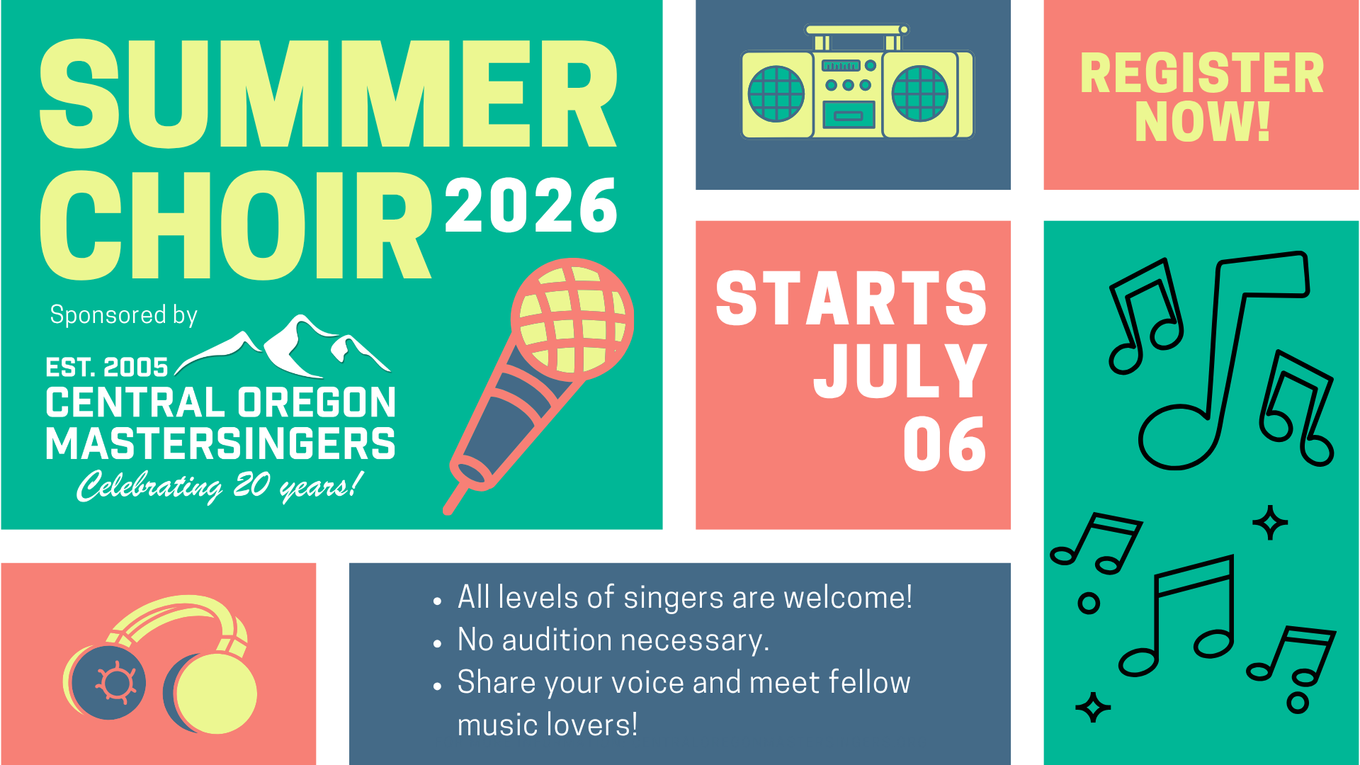 Campaign cover image for Summer Choir 2026