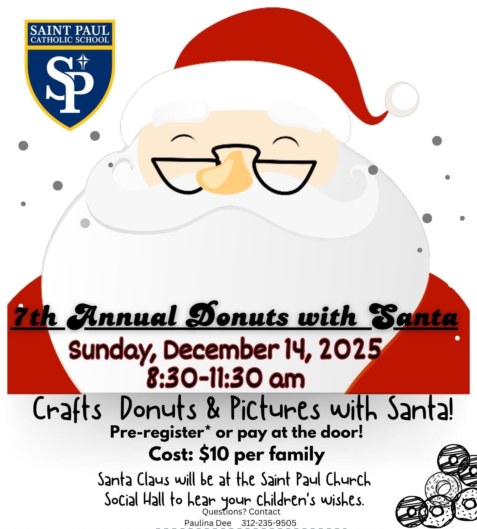 Campaign cover image for Donuts With Santa 2025