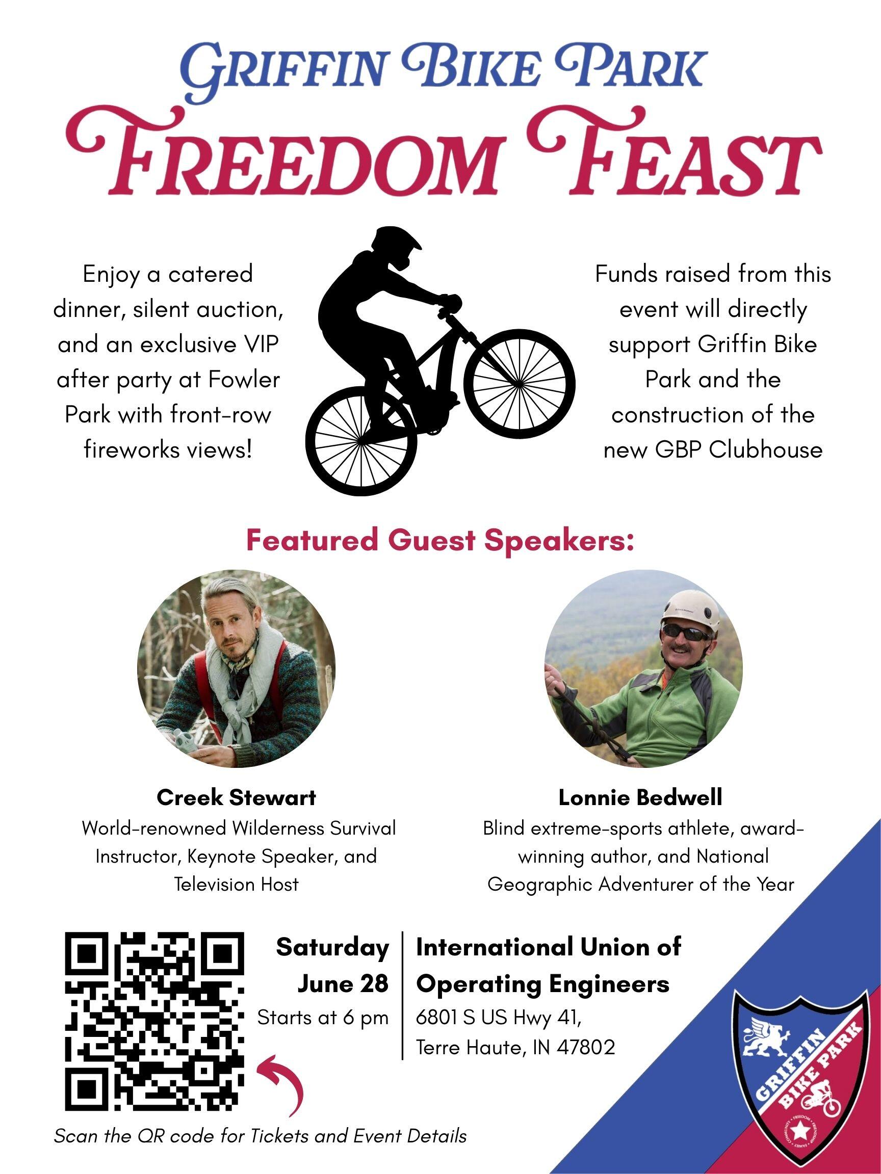 Campaign cover image for Griffin Bike Park Freedom Feast