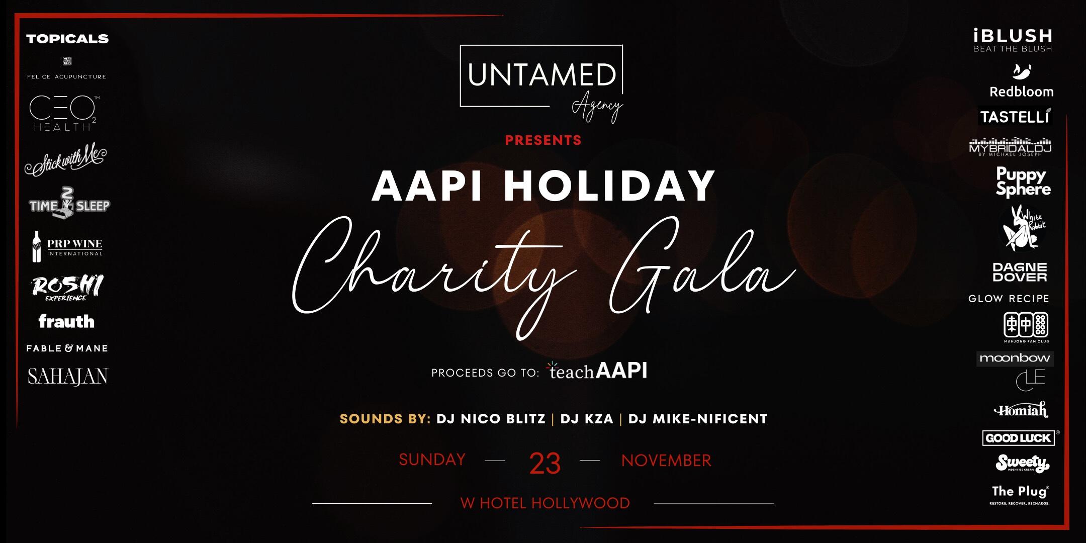 Campaign cover image for Untamed Agency AAPI Holiday Charity Gala 2025